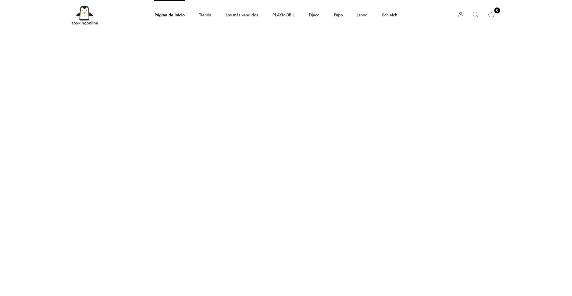 Website screenshot of Toykingonline.com
