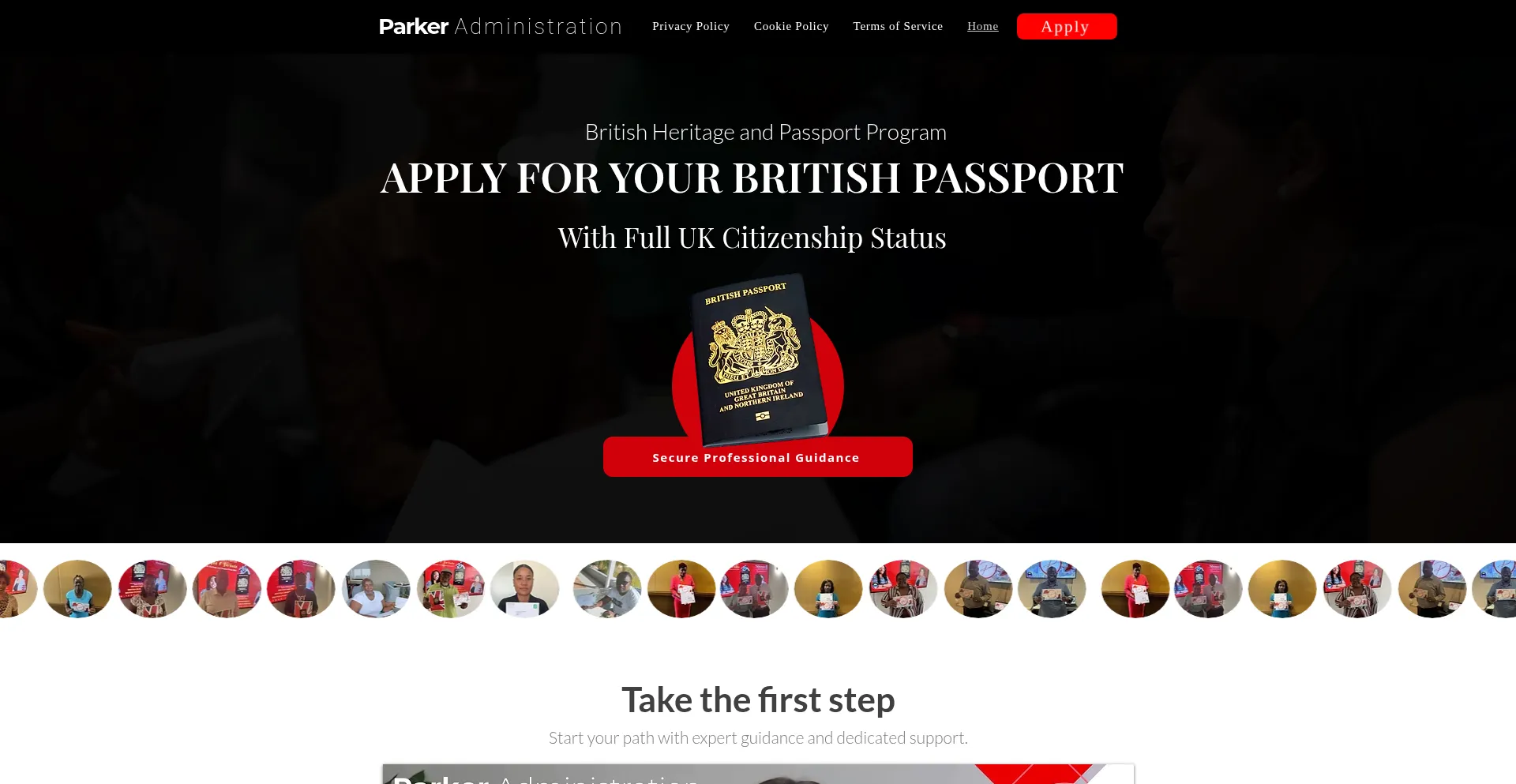 Website screenshot of Tpaa.co.uk