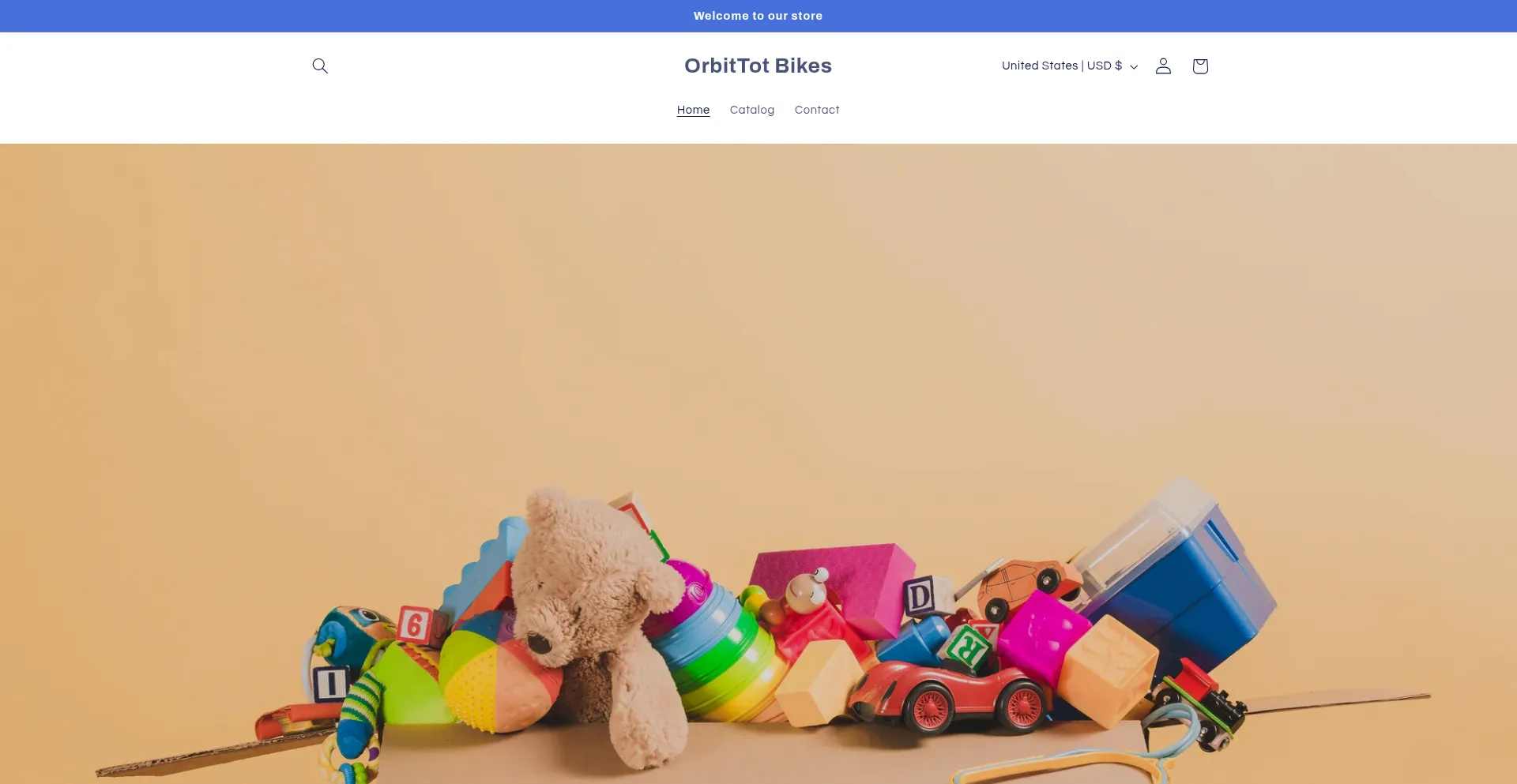 Website screenshot of Tqi897-4g.myshopify.com