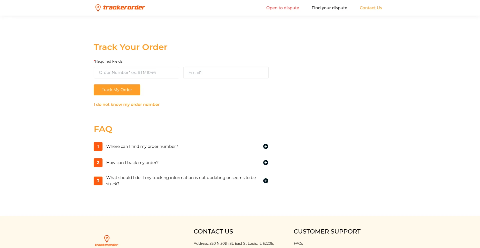 ¿És Seguro y Confiable Trackerorder.com?