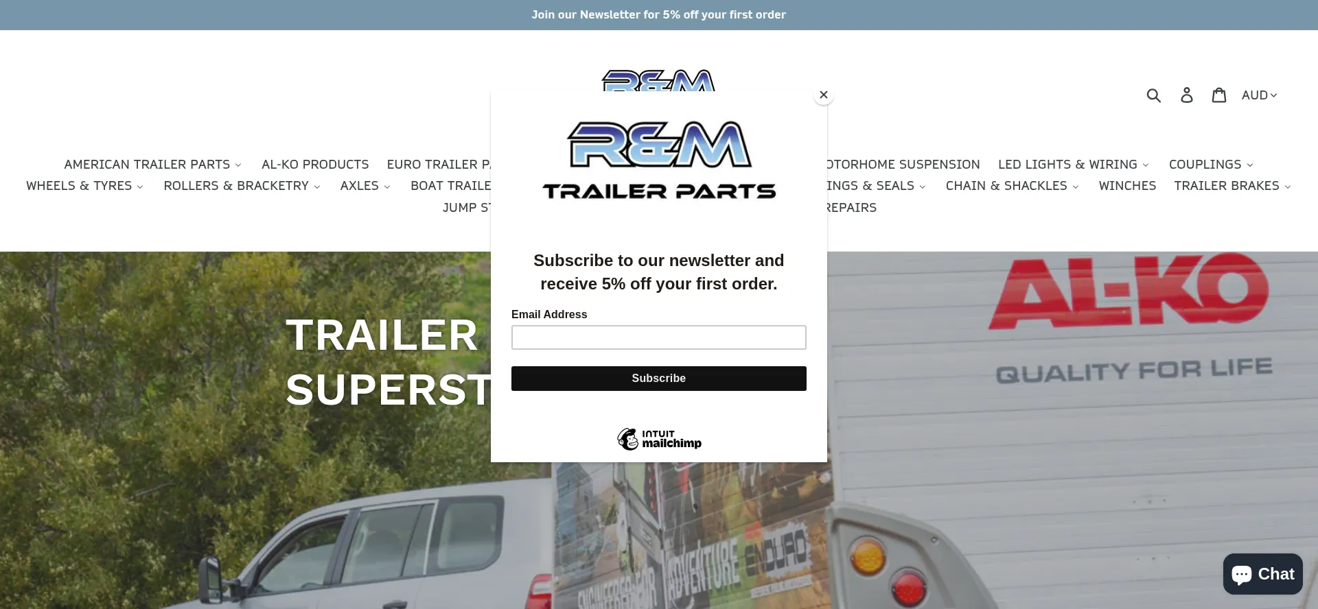 Trailersparesonline.com.au