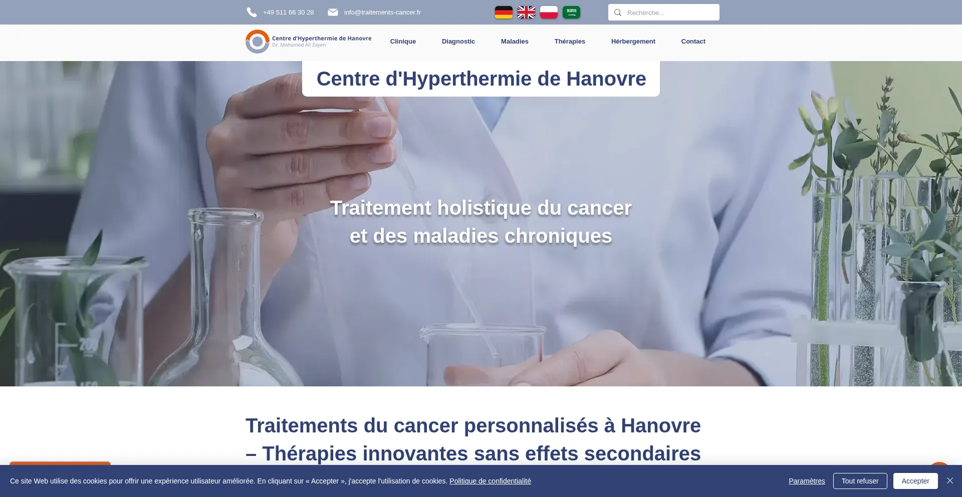 ¿És Seguro y Confiable Traitements-cancer.fr?