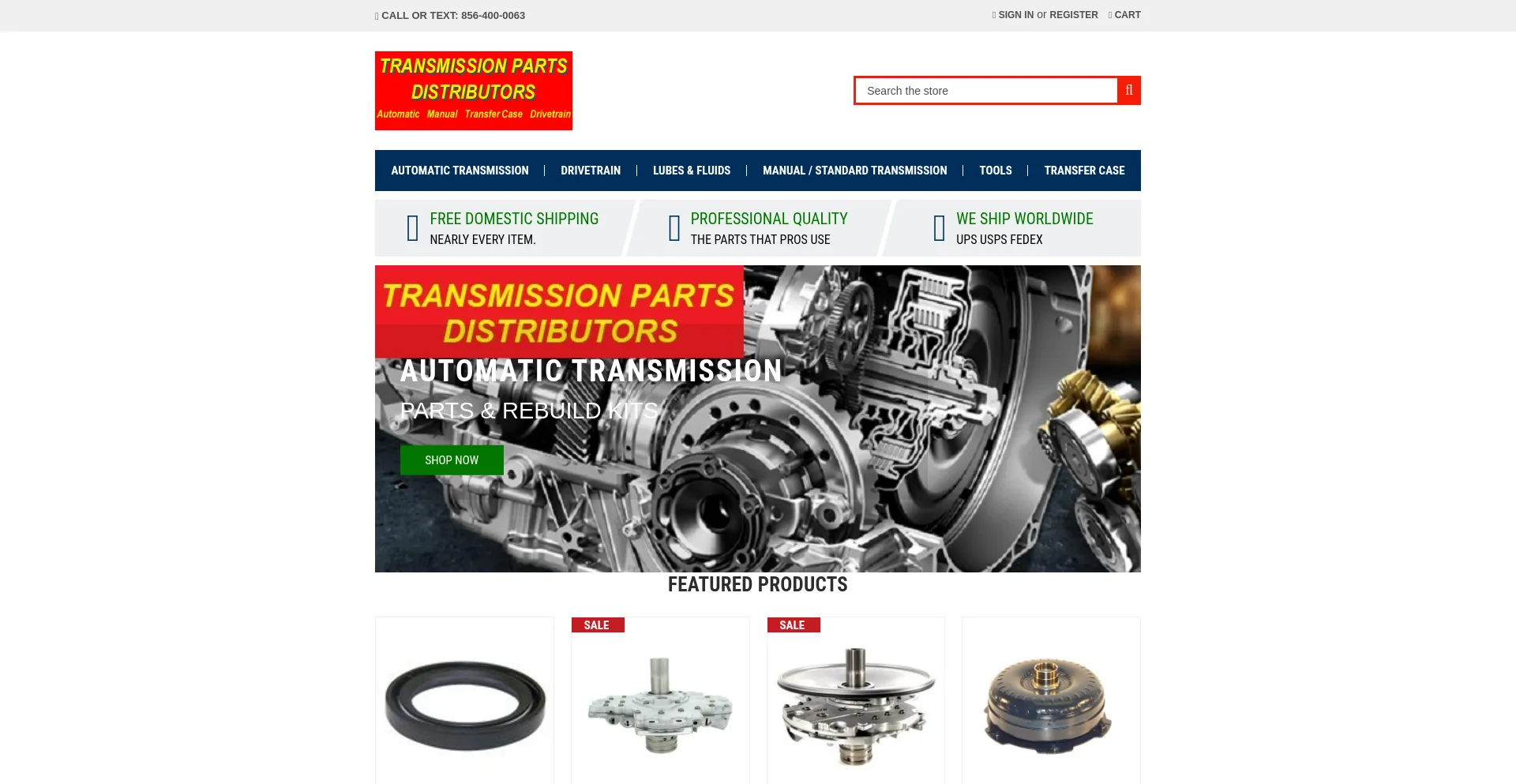 Transmissionpartsdistributors.com
