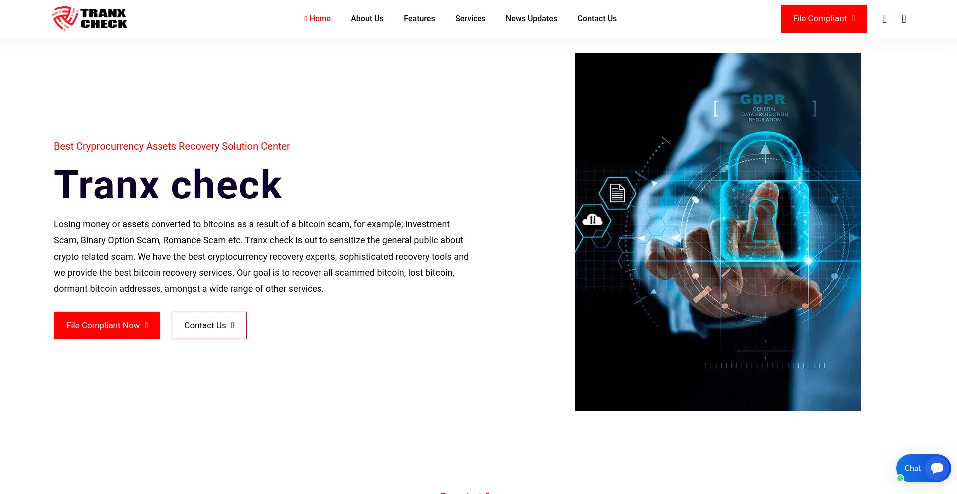 ¿És Seguro y Confiable Tranxchk.online?