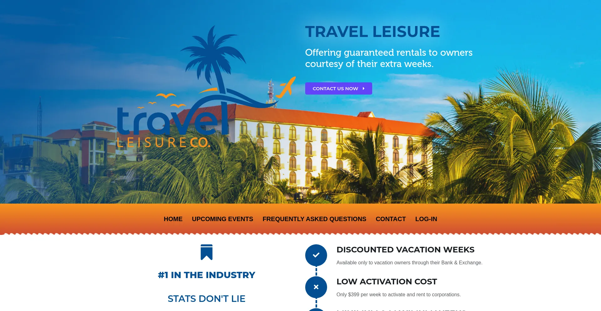 Website screenshot of Travelleisure.net