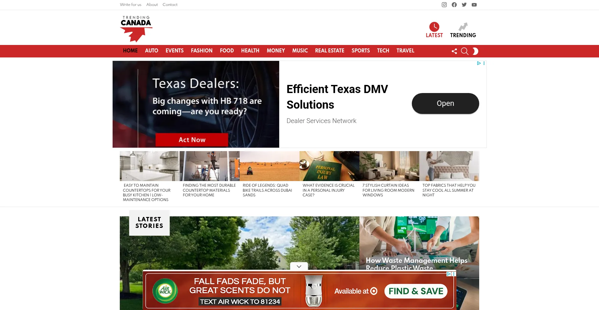 Trendingcanada.com Screenshot