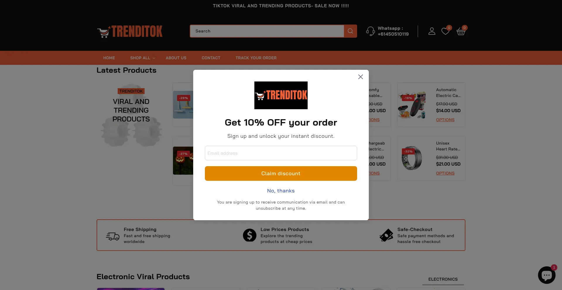 ¿És Seguro y Confiable Trenditok.com?
