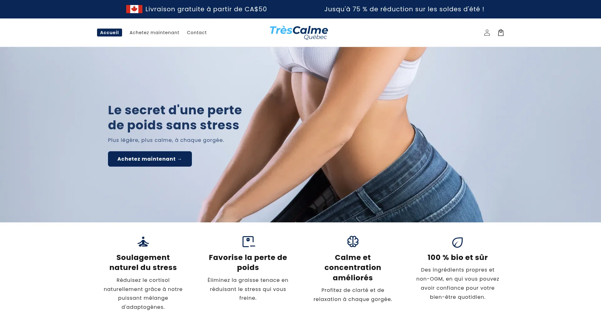 Trescalmeque.com Screenshot