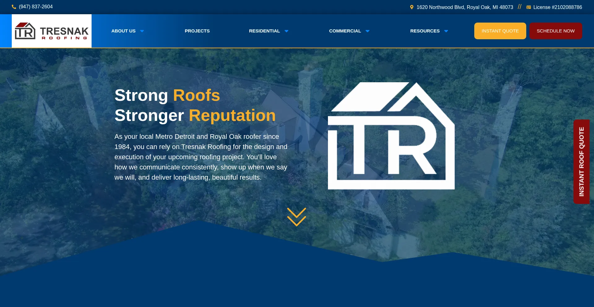 ¿És Seguro y Confiable Tresnakconstruction.com?