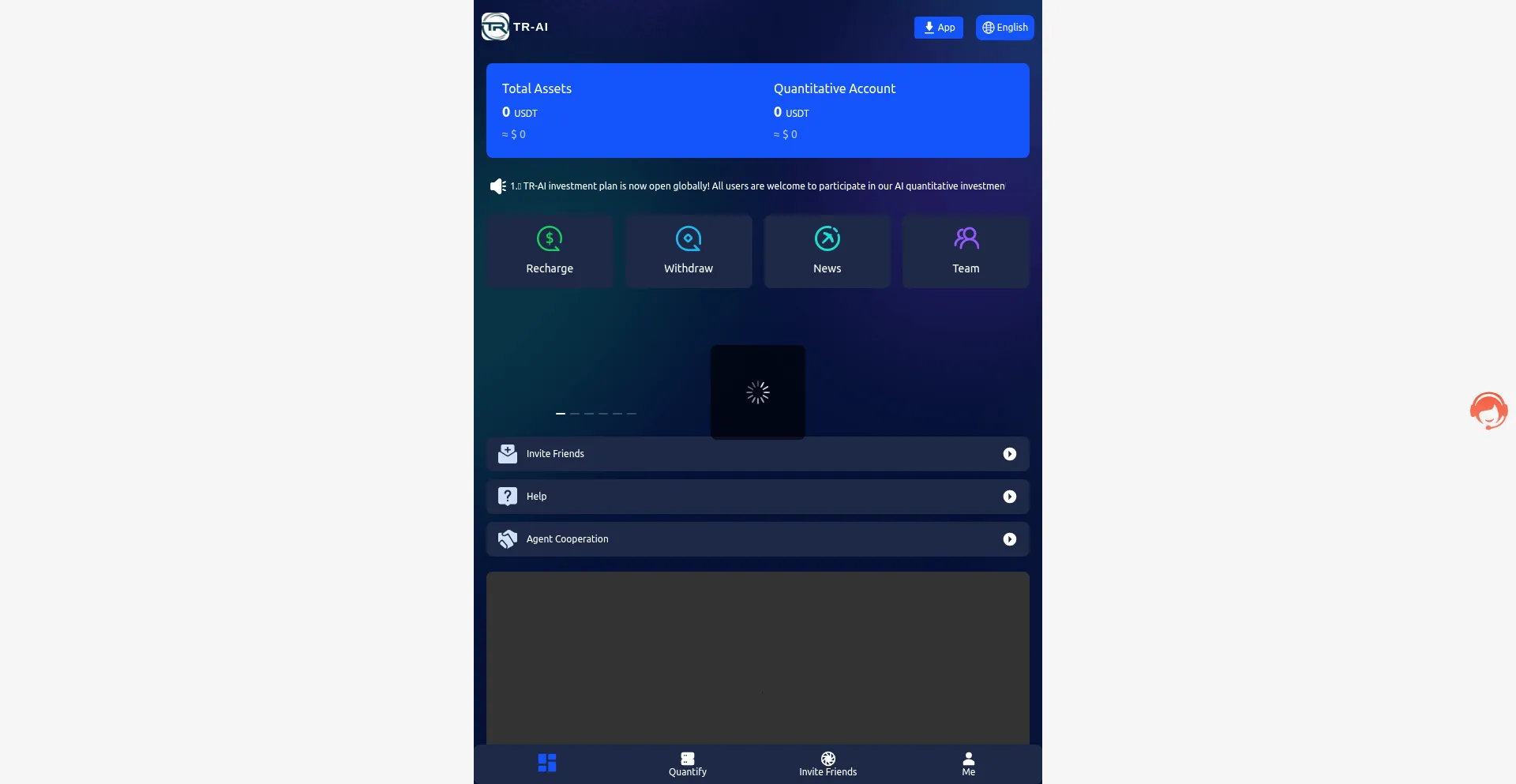 Website screenshot of Trgrid.net