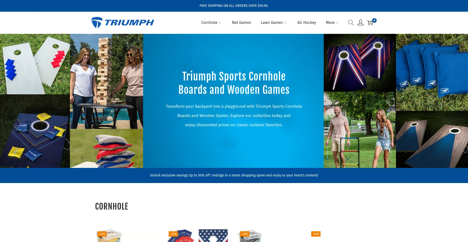 Website screenshot of Triumph-sport.com