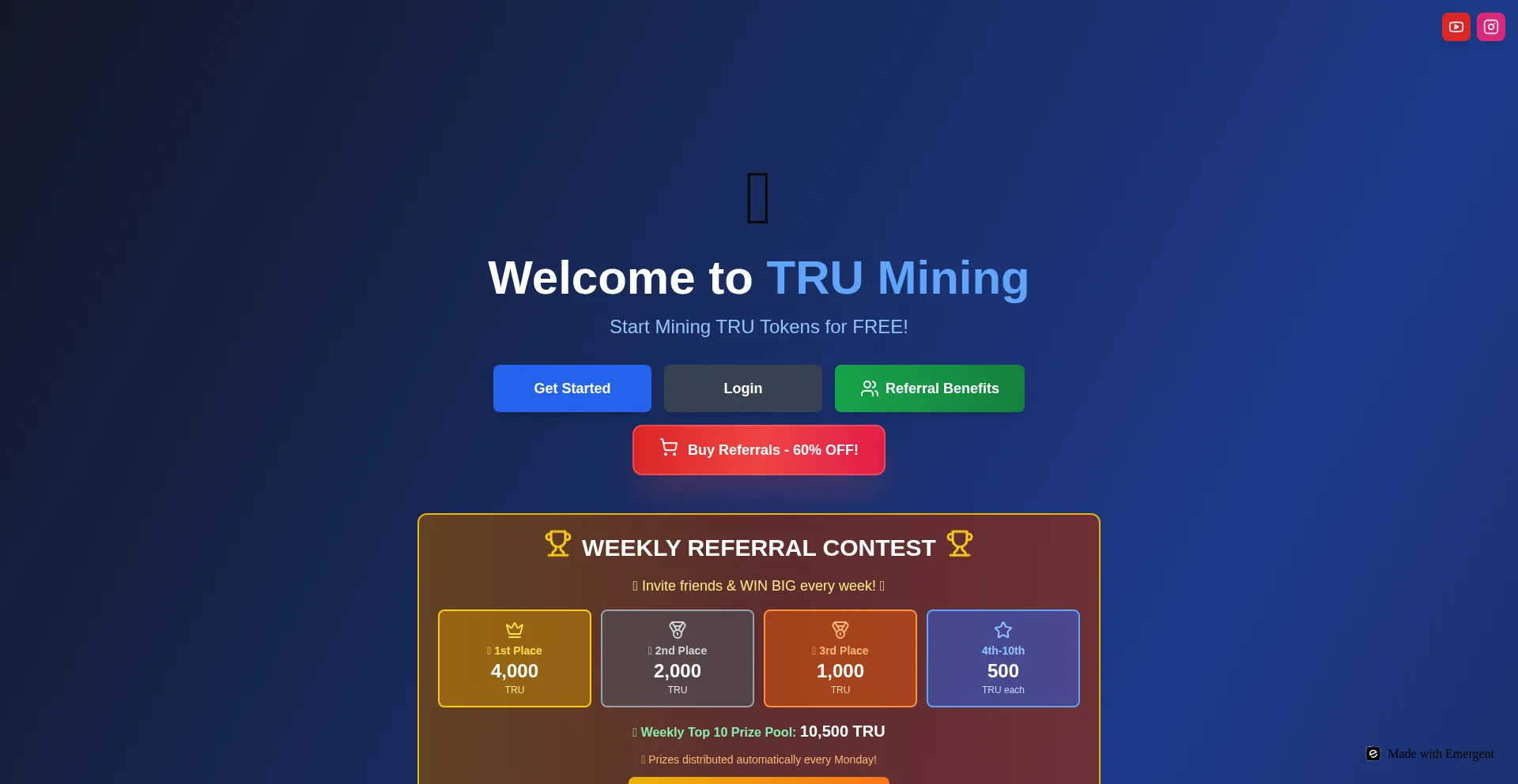 Trumining.click