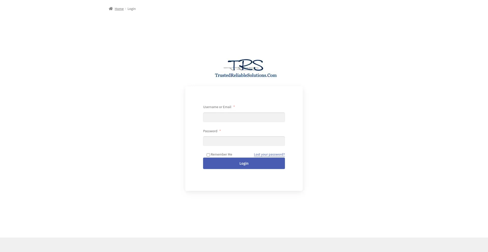 ¿És Seguro y Confiable Trustedreliablesolutions.com?