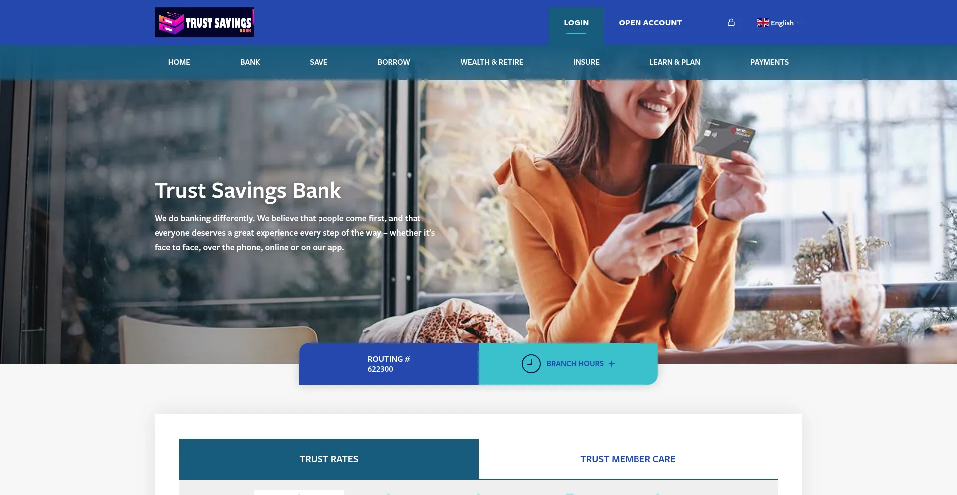 ¿És Seguro y Confiable Trustsavings.live?