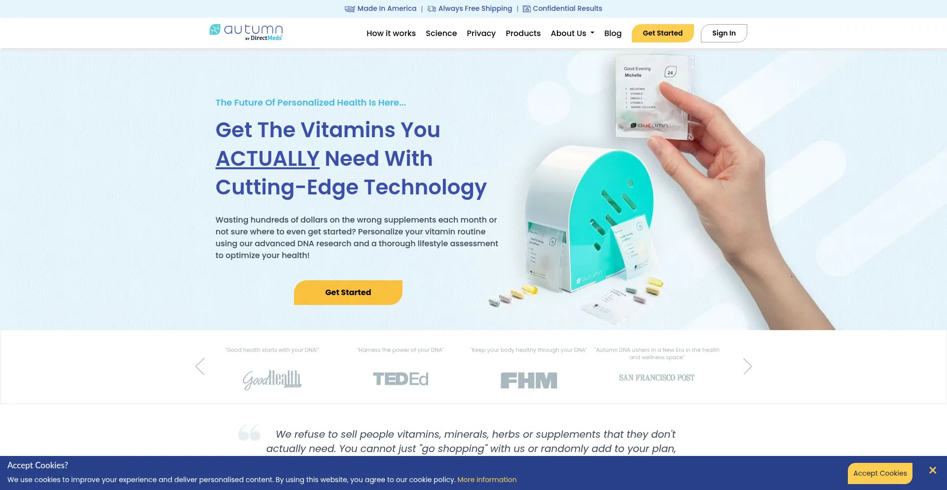¿És Seguro y Confiable Tryautumn.com?