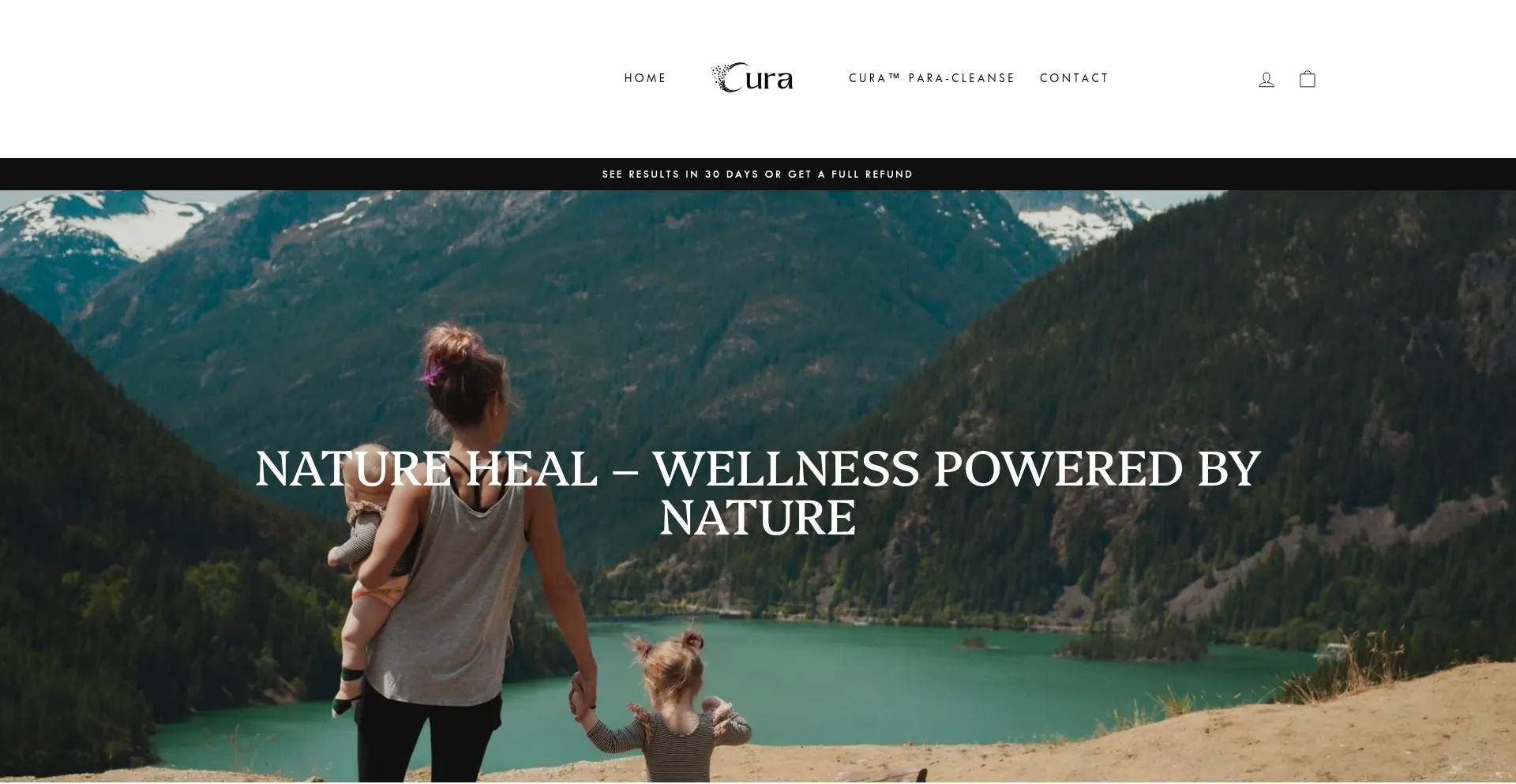 Website screenshot of Trycura.co