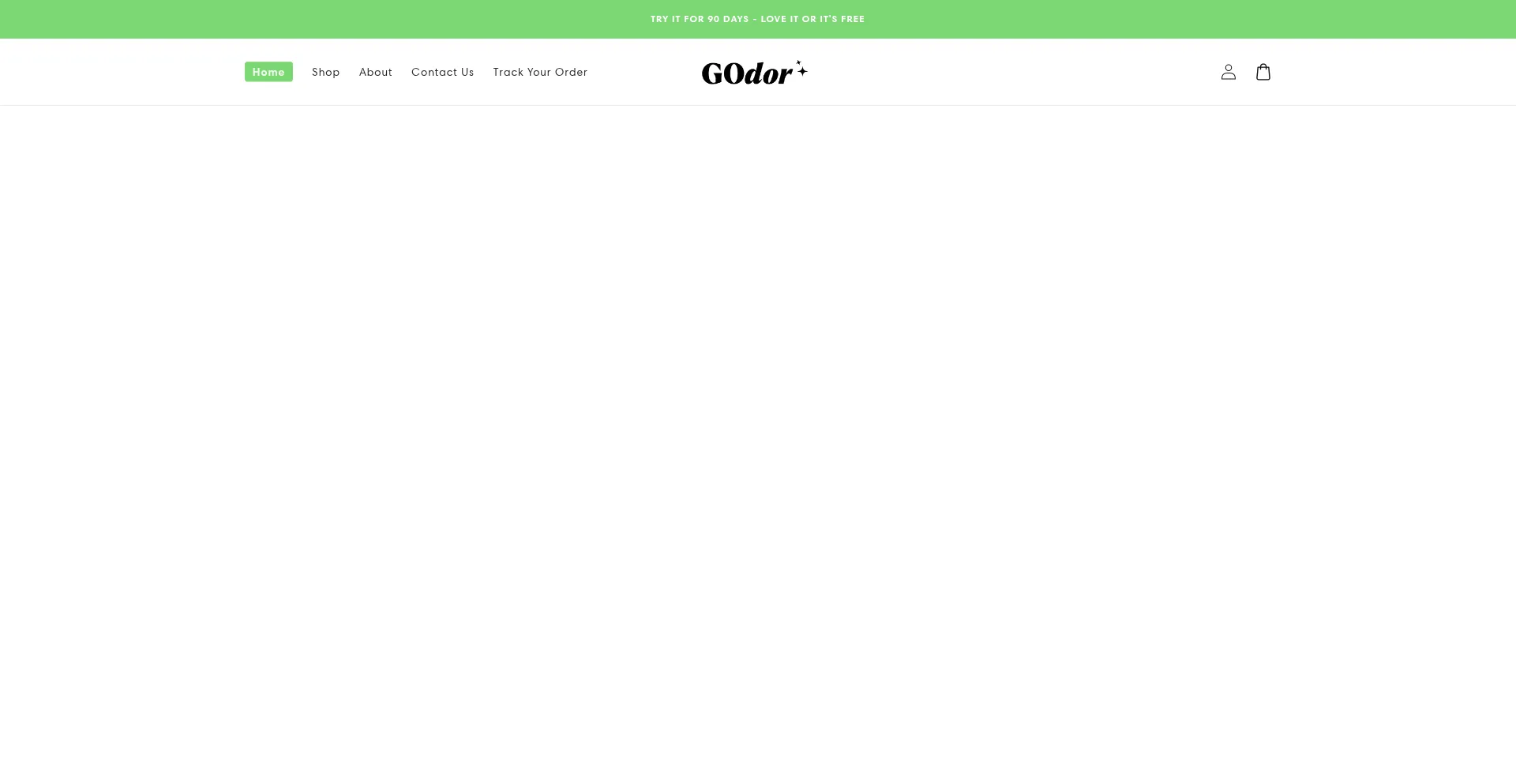 Website screenshot of Trygodor.com