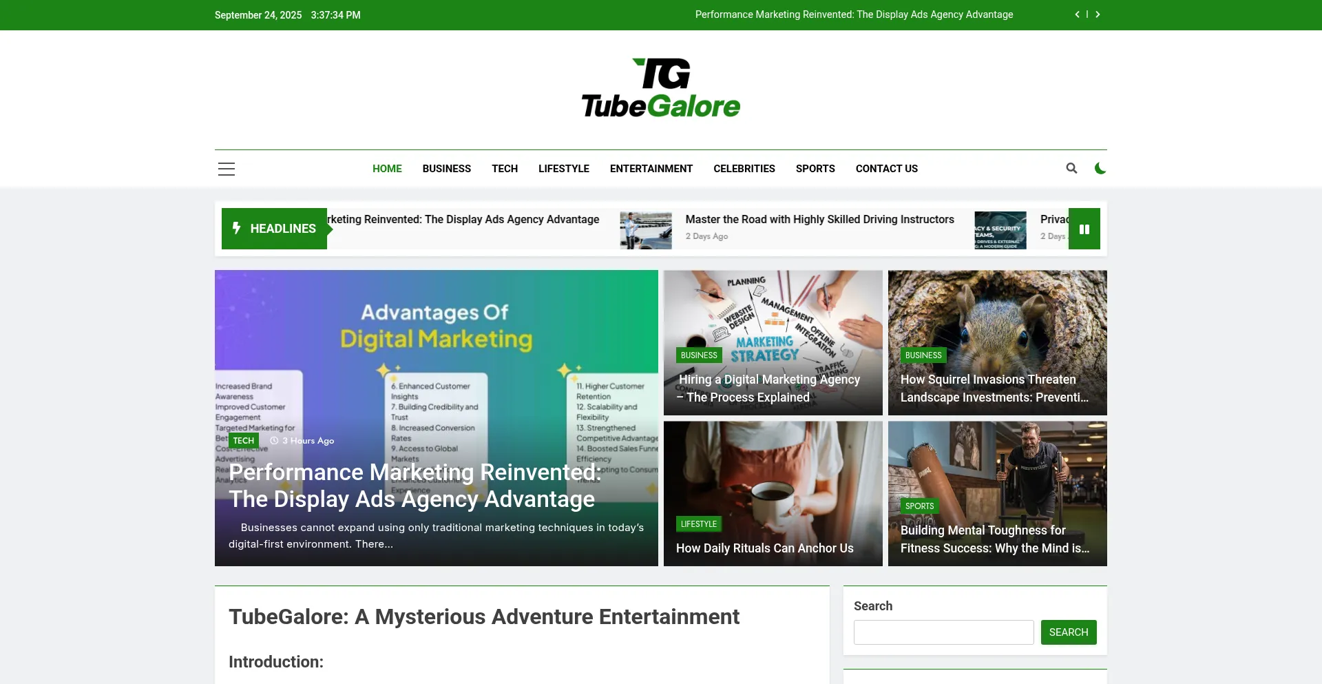 Tubegalore.uk Screenshot