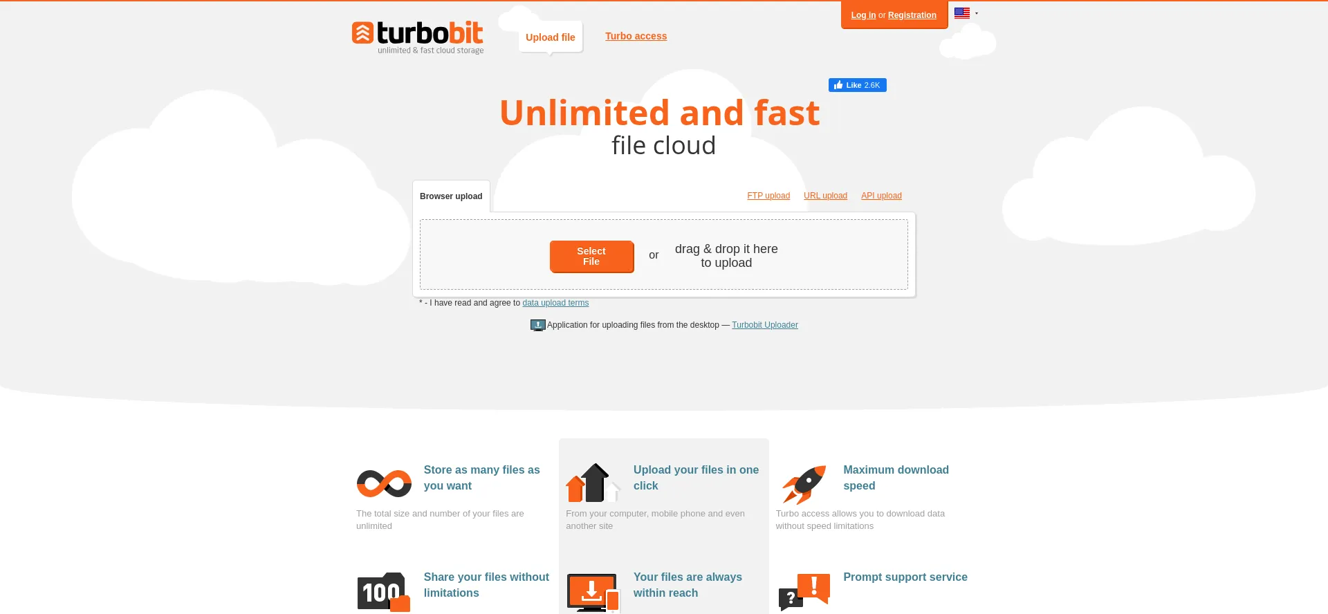 Website screenshot of Turbobi.pw