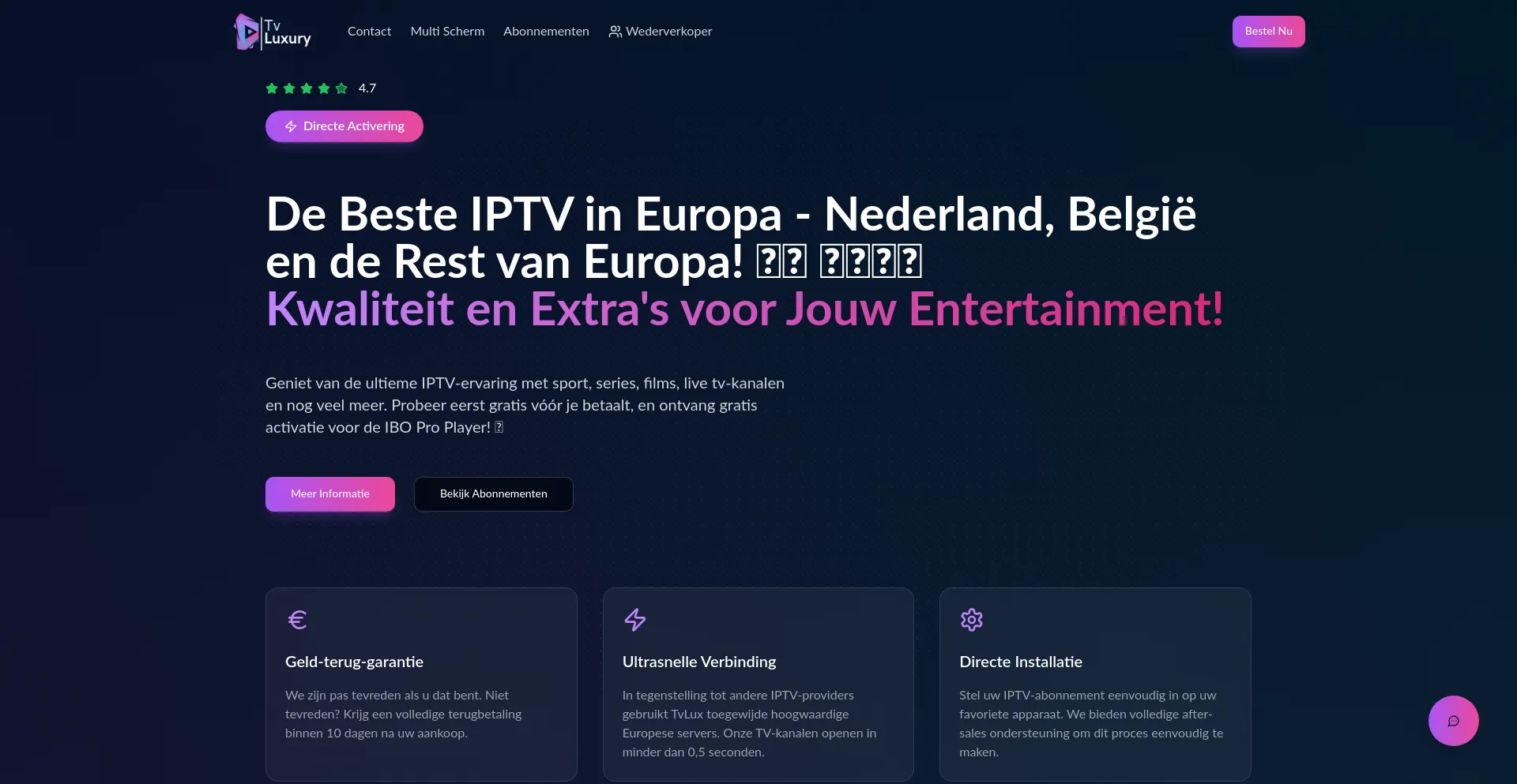 ¿És Seguro y Confiable Tvluxury.nl?