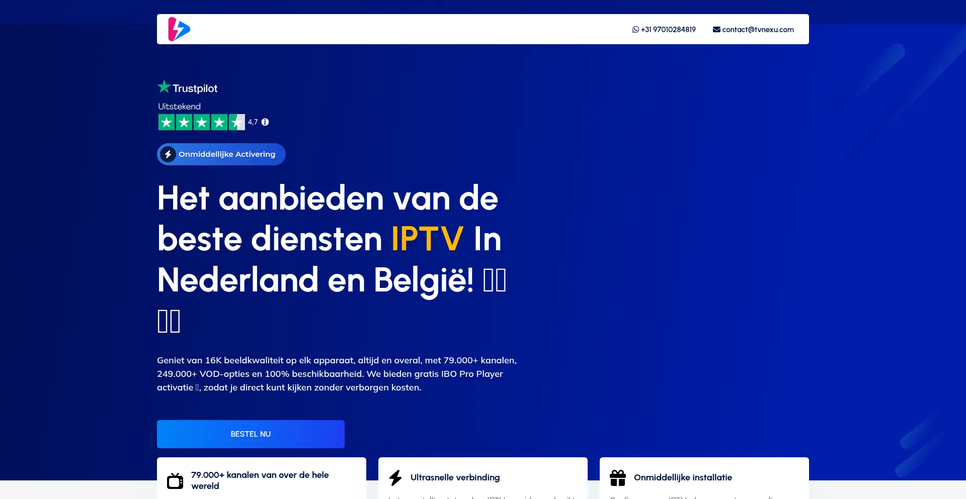 Tvnexu.com Screenshot