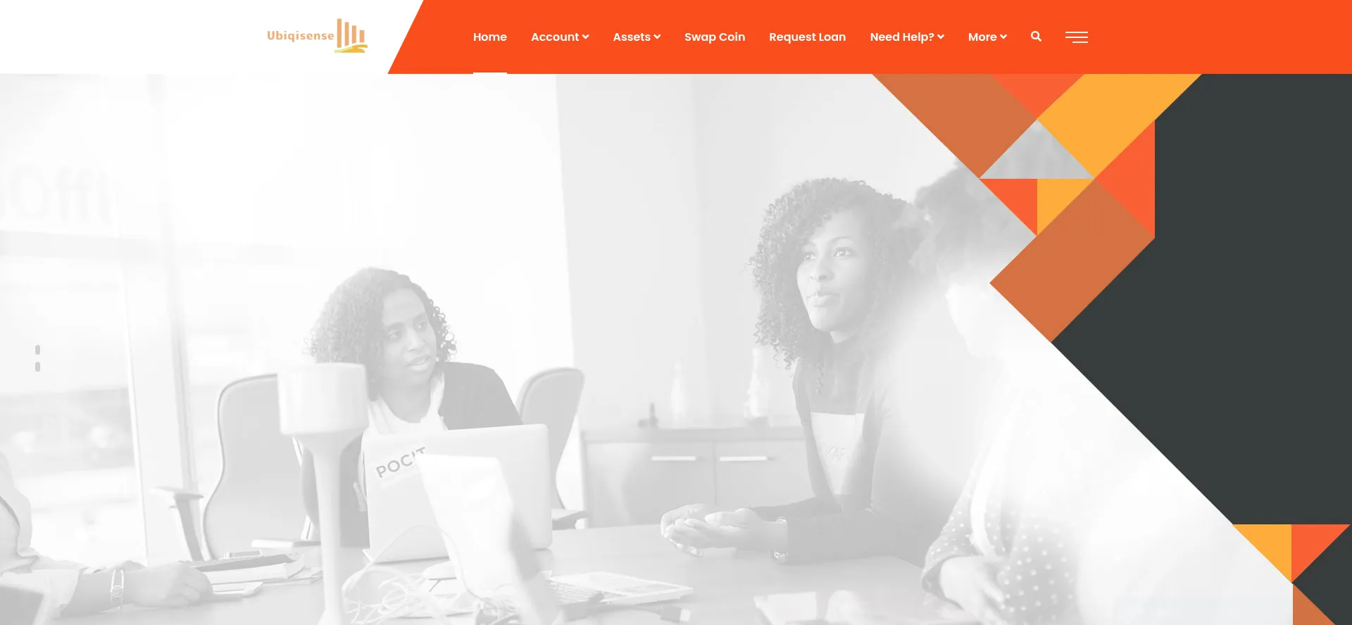 Website screenshot of Ubiqisense.org