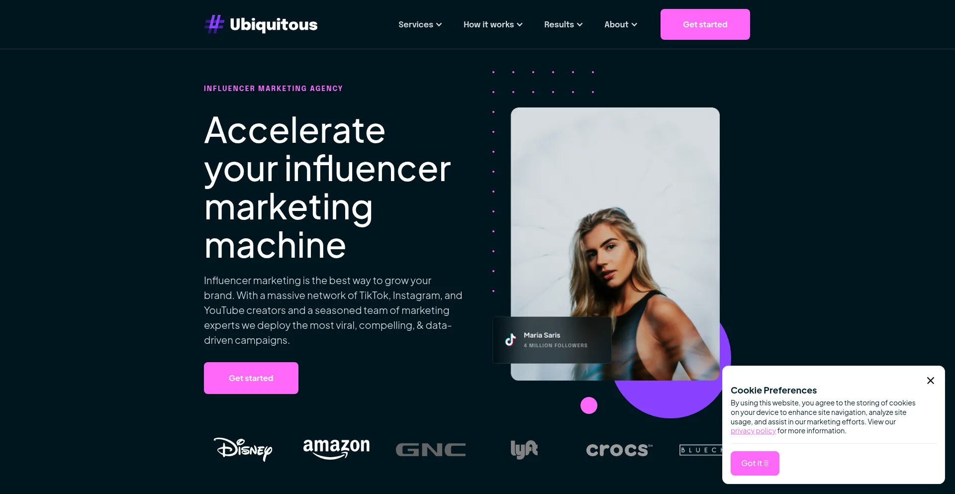 ¿És Seguro y Confiable Ubiquitousinfluence.com?