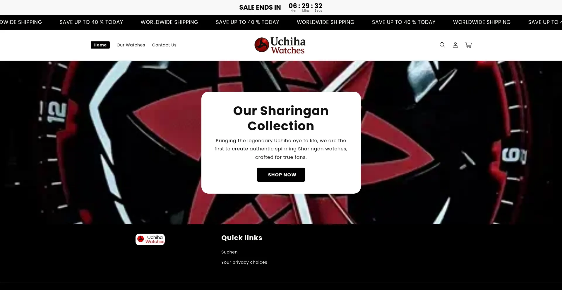 ¿És Seguro y Confiable Uchihawatches.com?