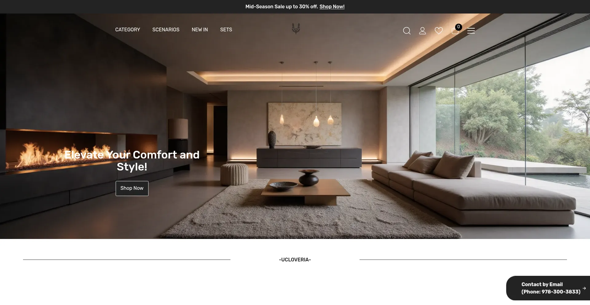 Website screenshot of Ucloveria.com