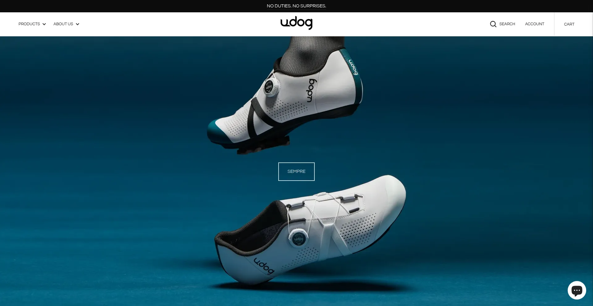 Website screenshot of Udog.cc