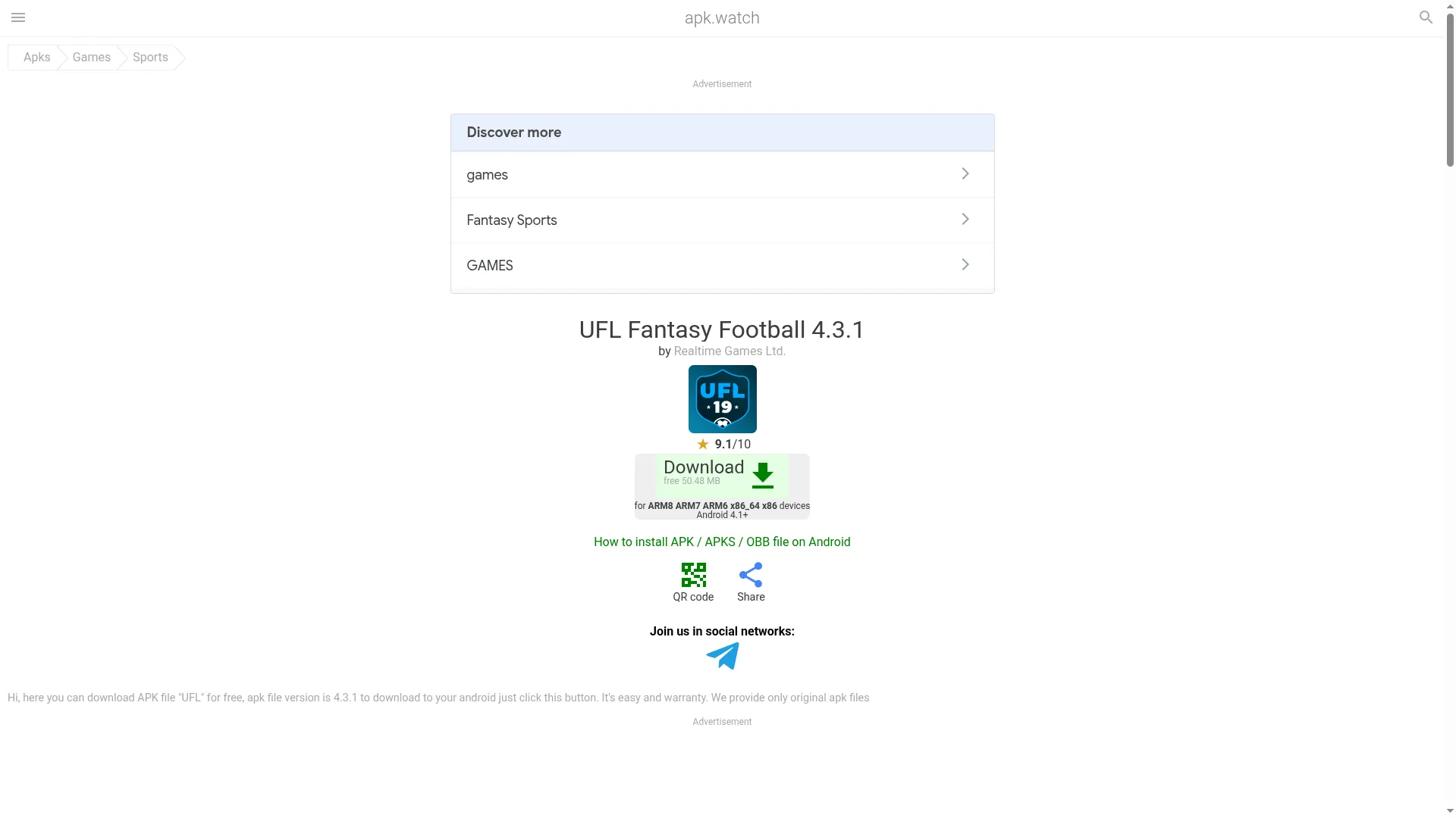 Ufl.apk.watch