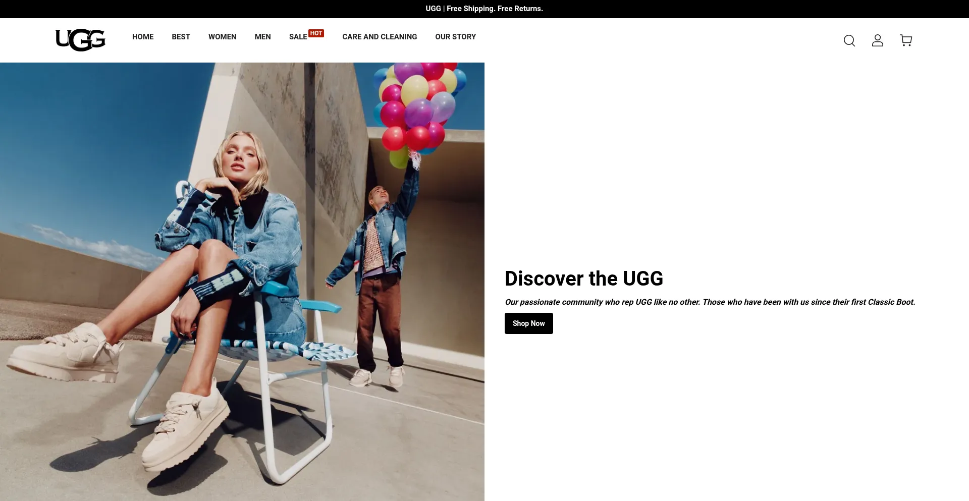 Uggonline.myshoplaza.com Screenshot