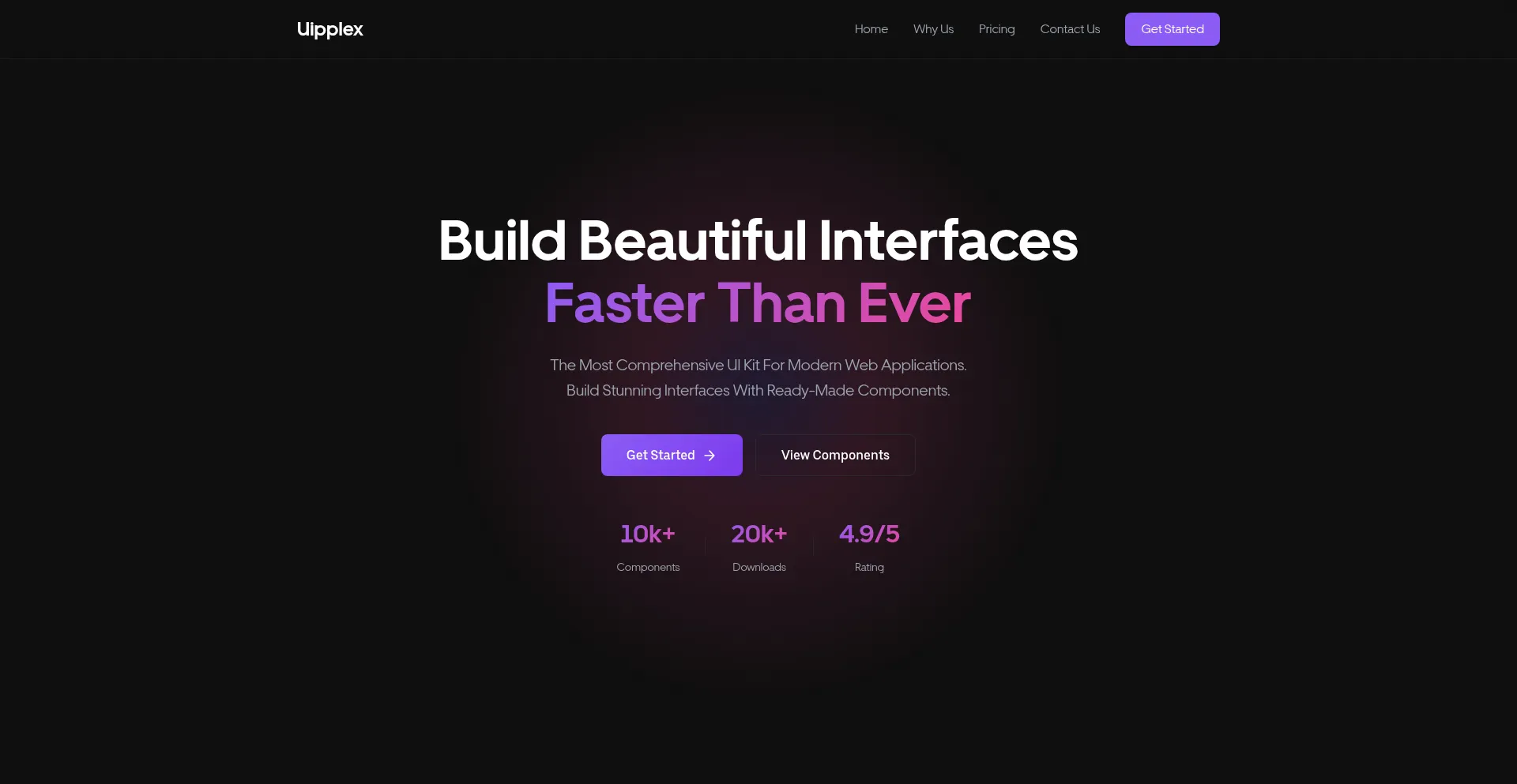 Website screenshot of Uiuxcraft.vercel.app