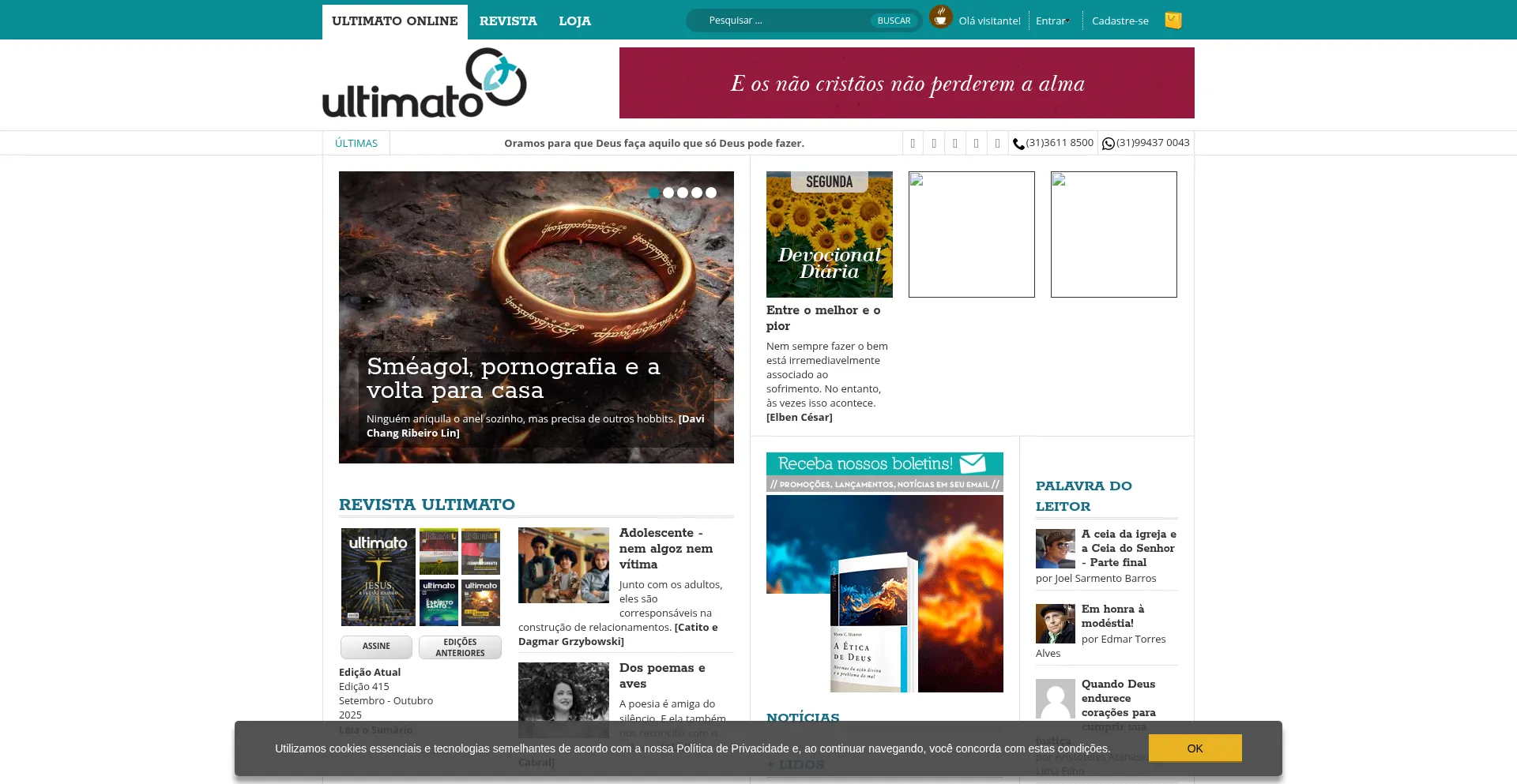 ¿És Seguro y Confiable Ultimato.com.br?