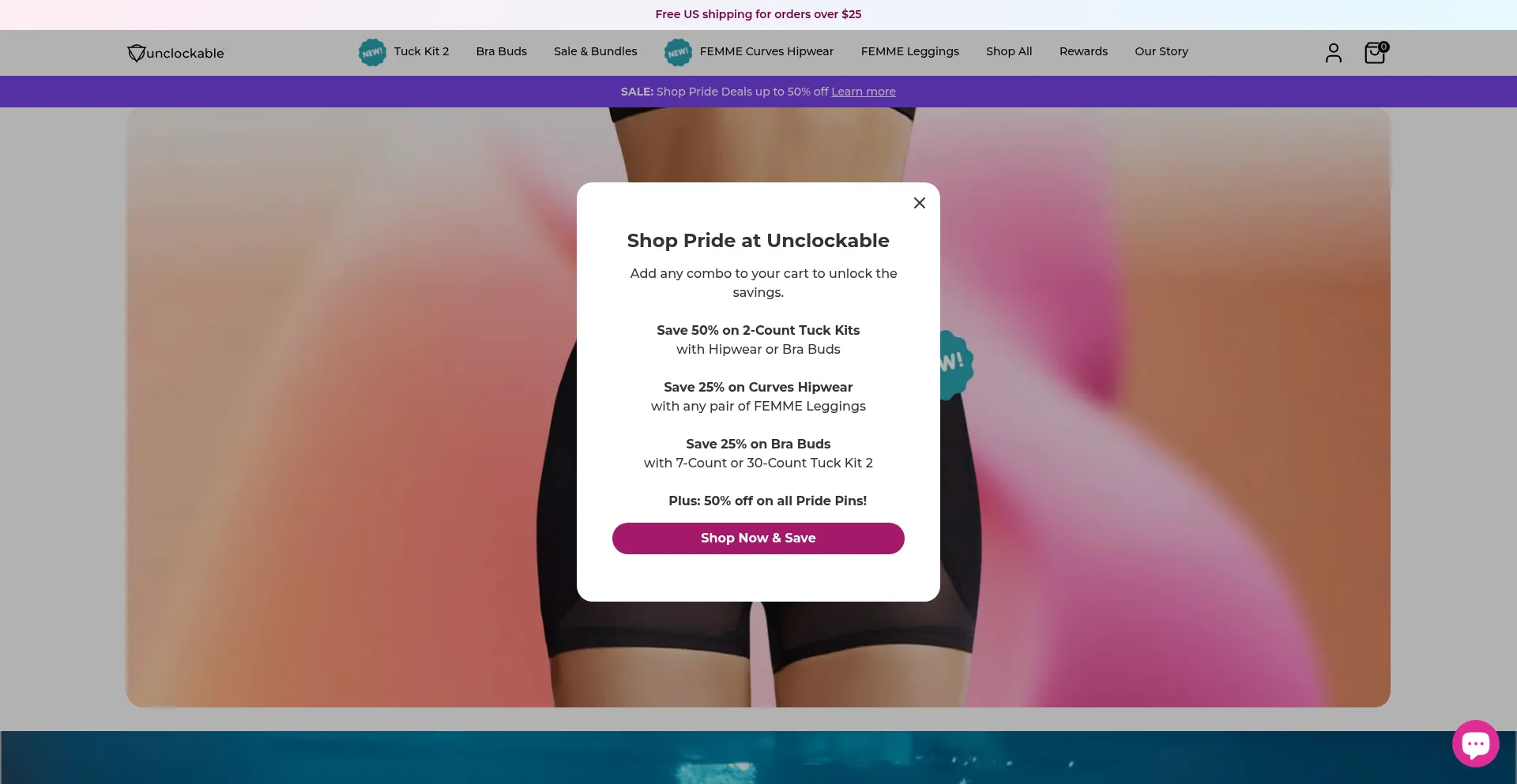 Website screenshot of Unclockable.com