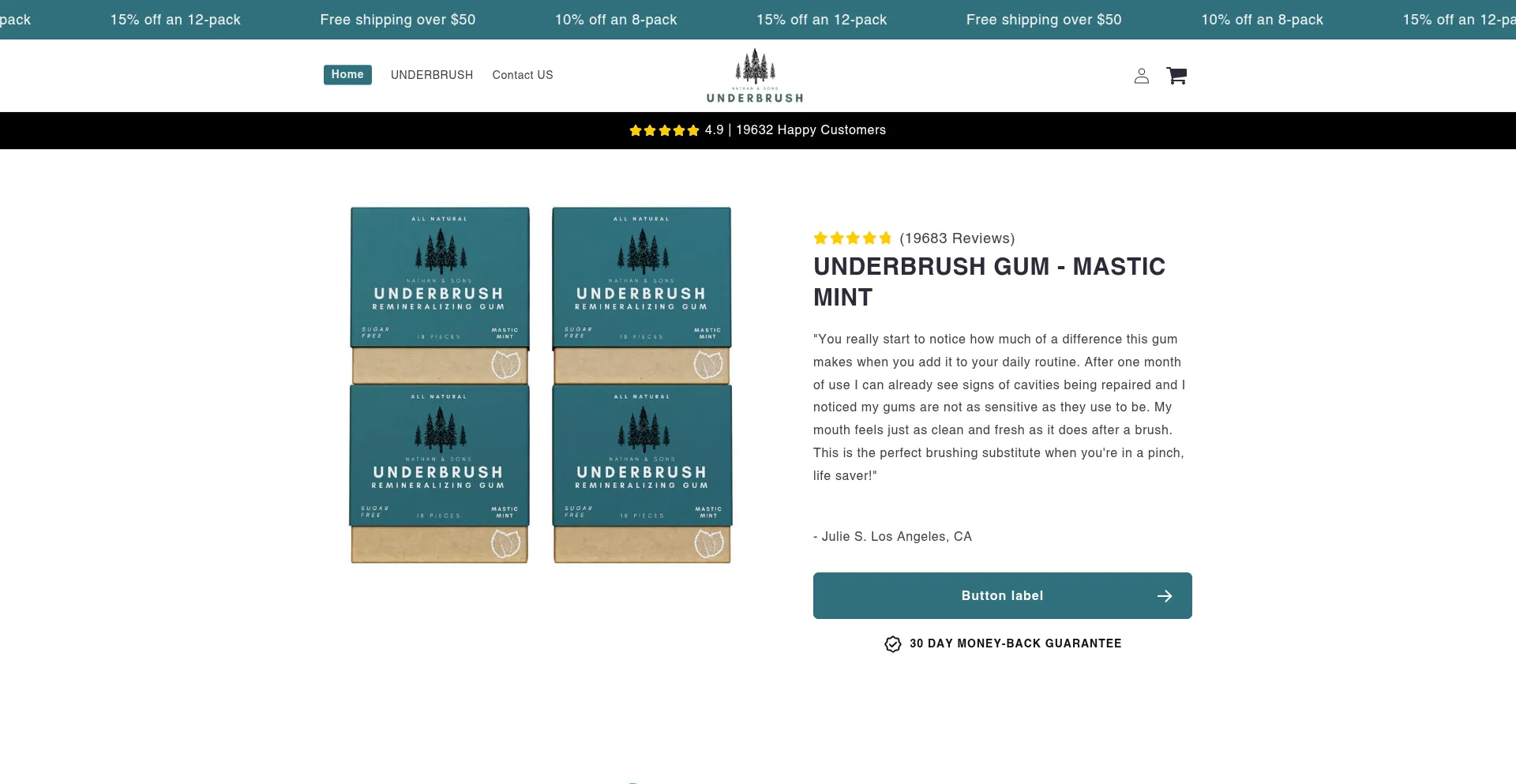 ¿És Seguro y Confiable Underbrushh.com?