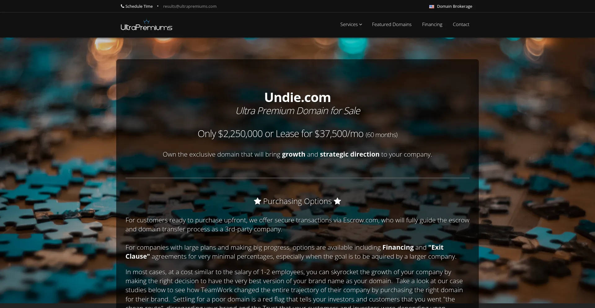 Undie.com Screenshot