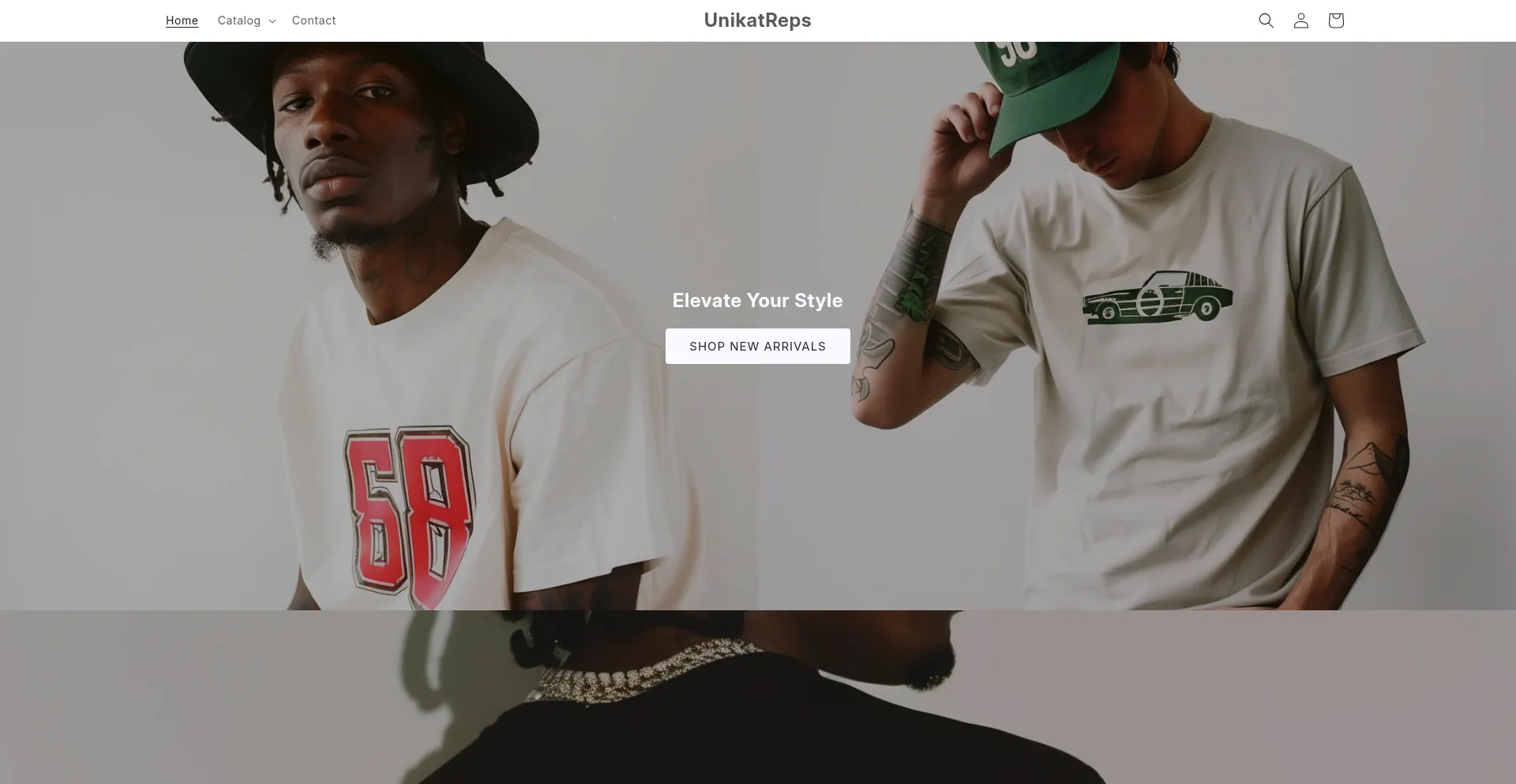 Website screenshot of Unikatreps.ch