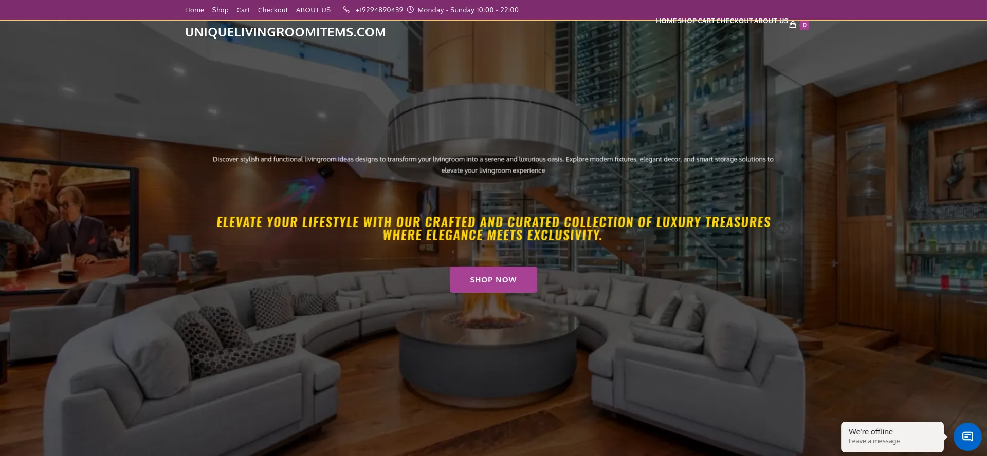Uniquelivingroomitems.com