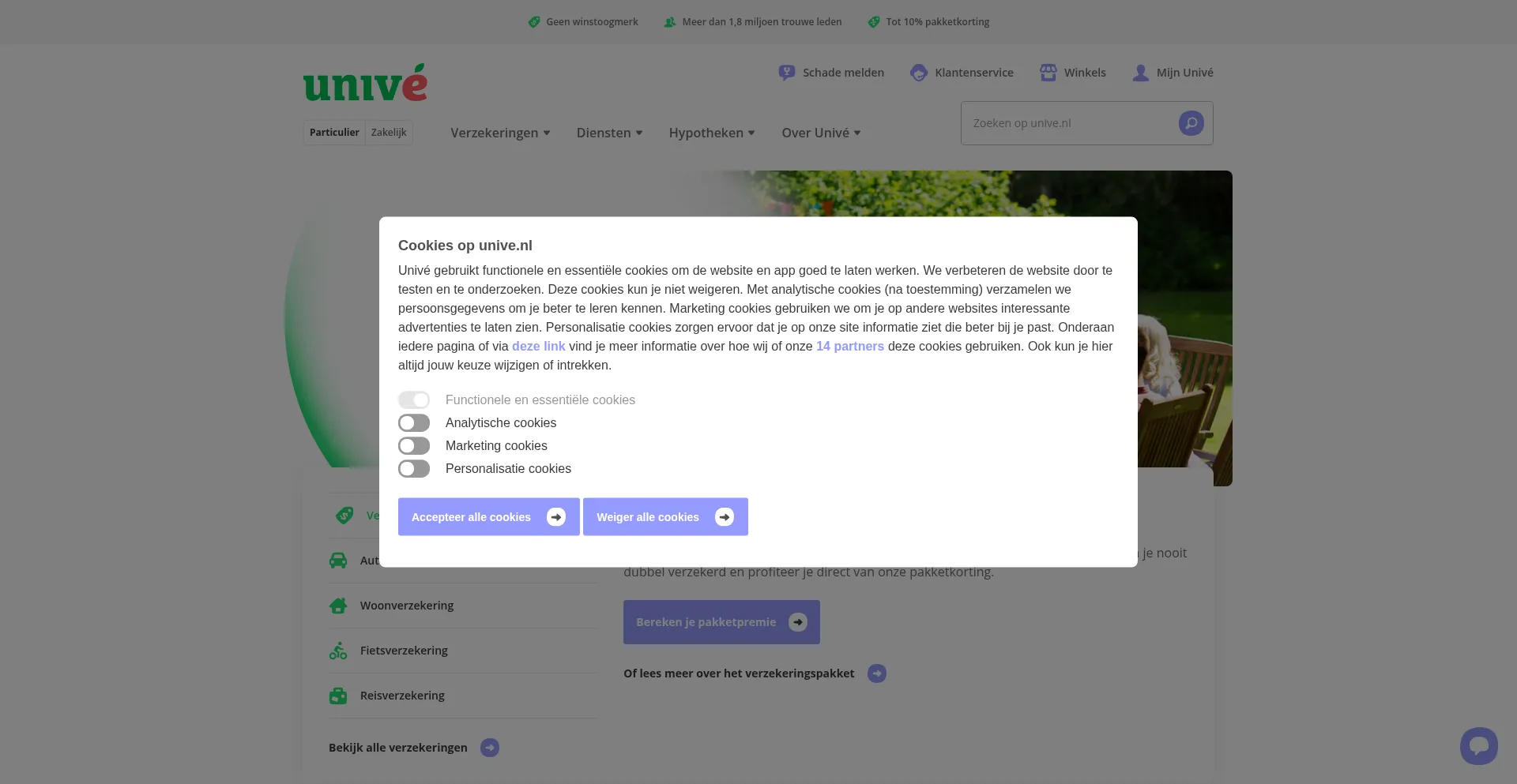 Unive.nl Screenshot