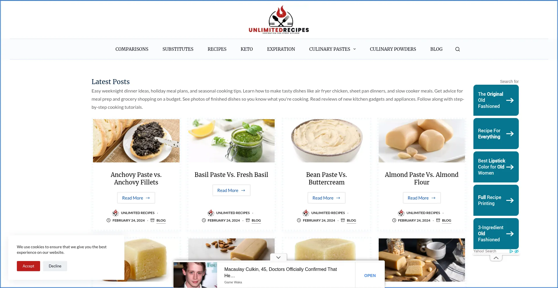 Unlimited-recipes.com