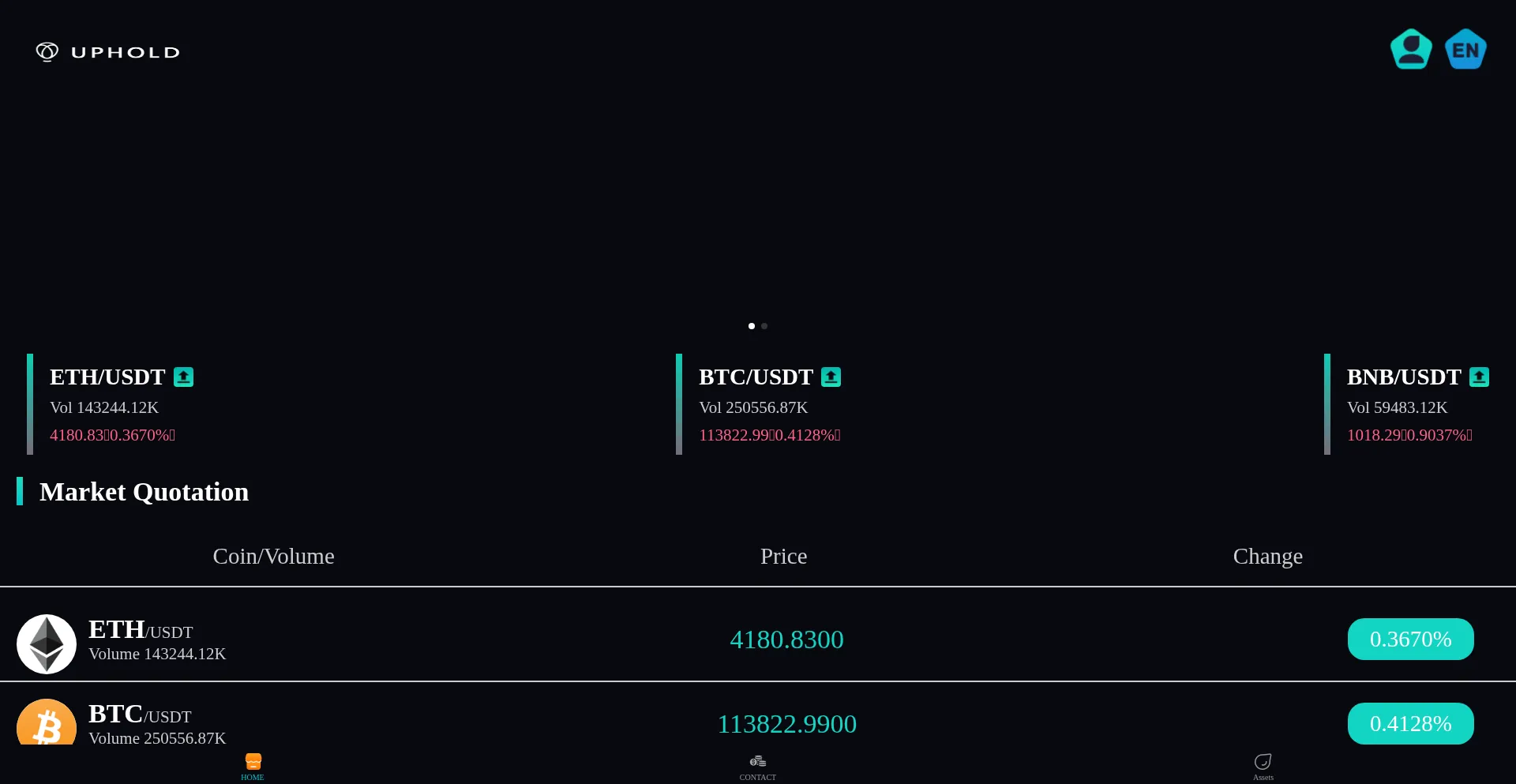 Upholdn.top Screenshot