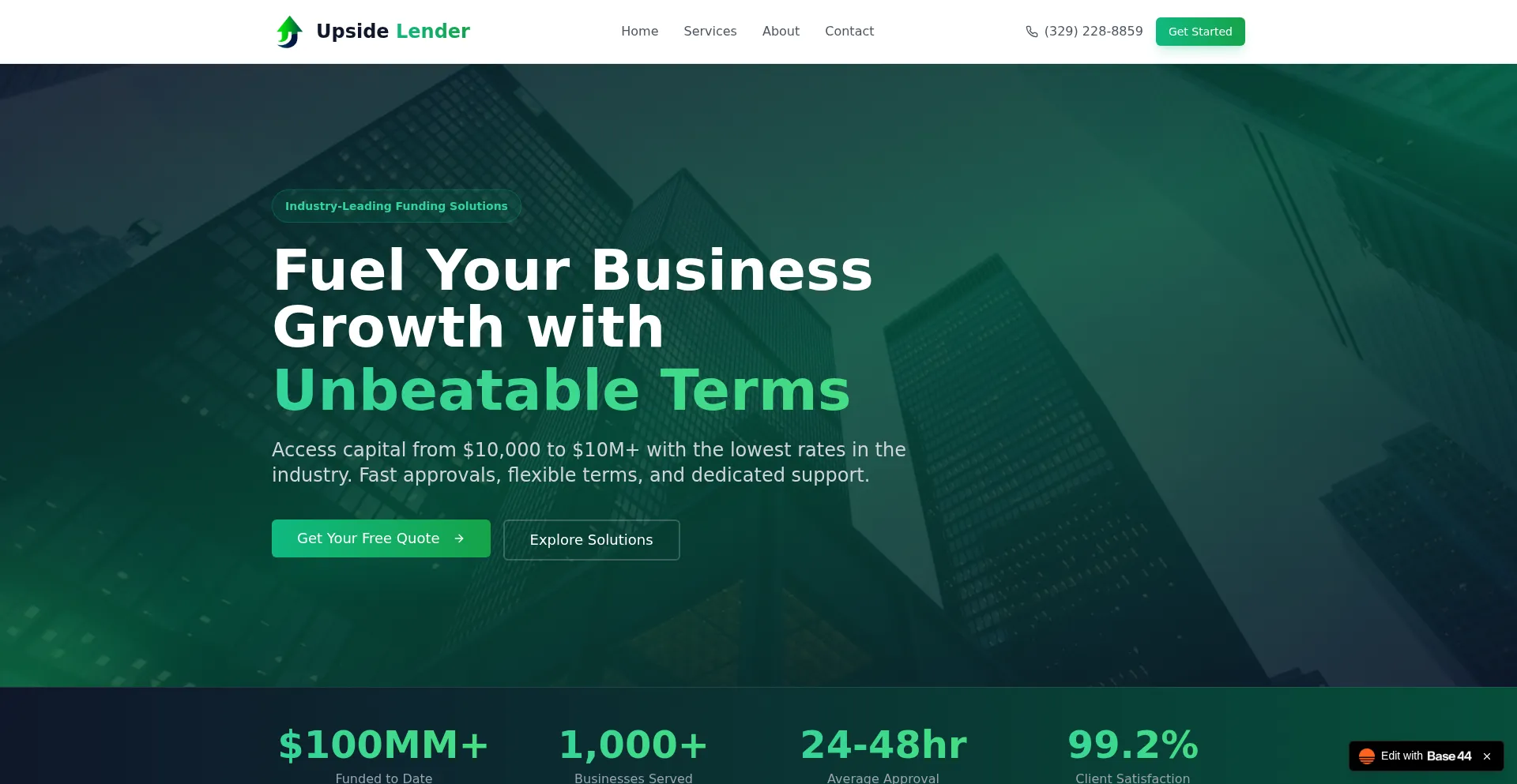 Upsidelender.com