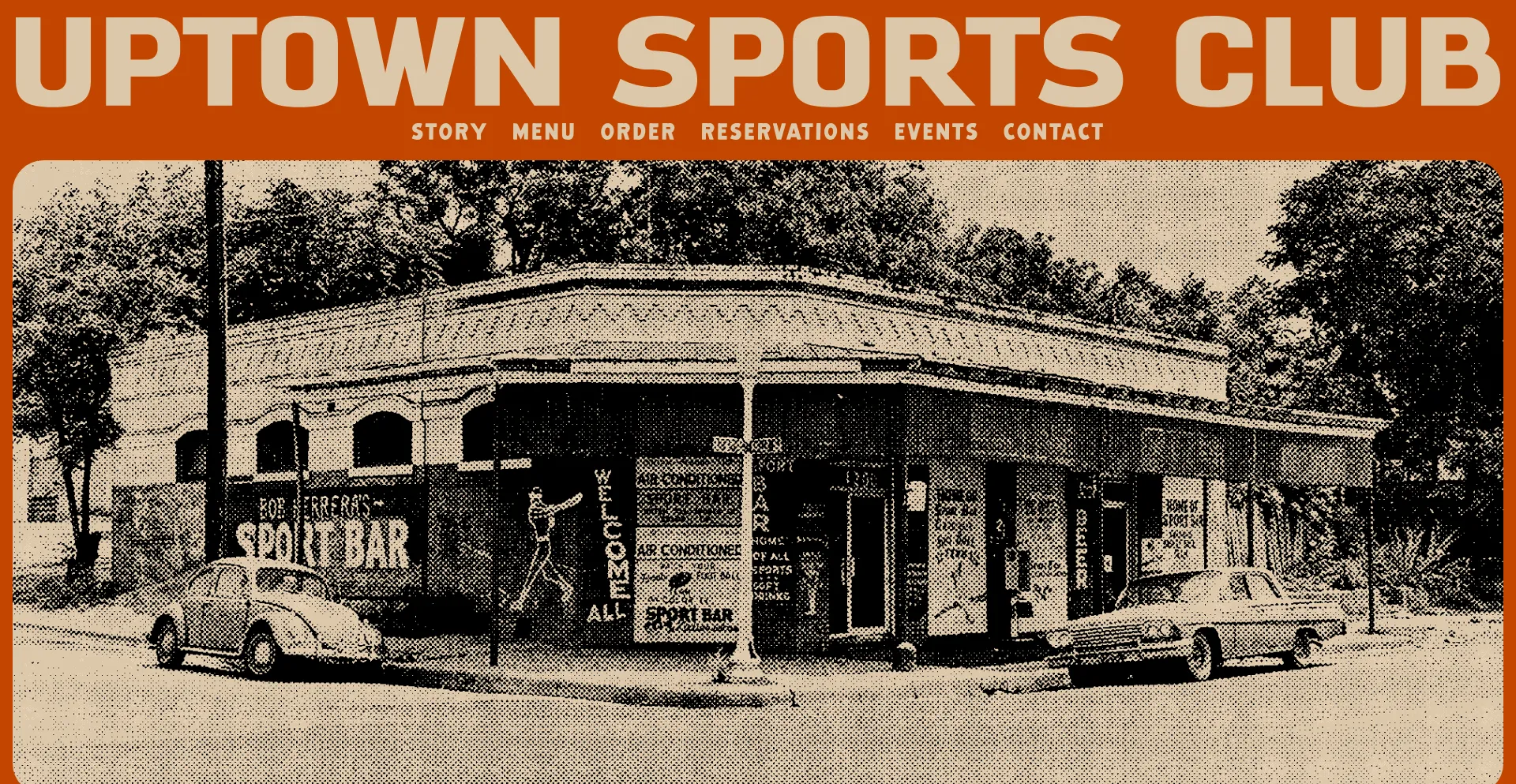 Website screenshot of Uptownsports.club