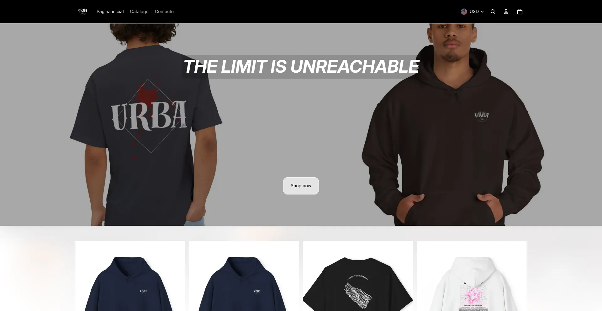 Website screenshot of Urba.company