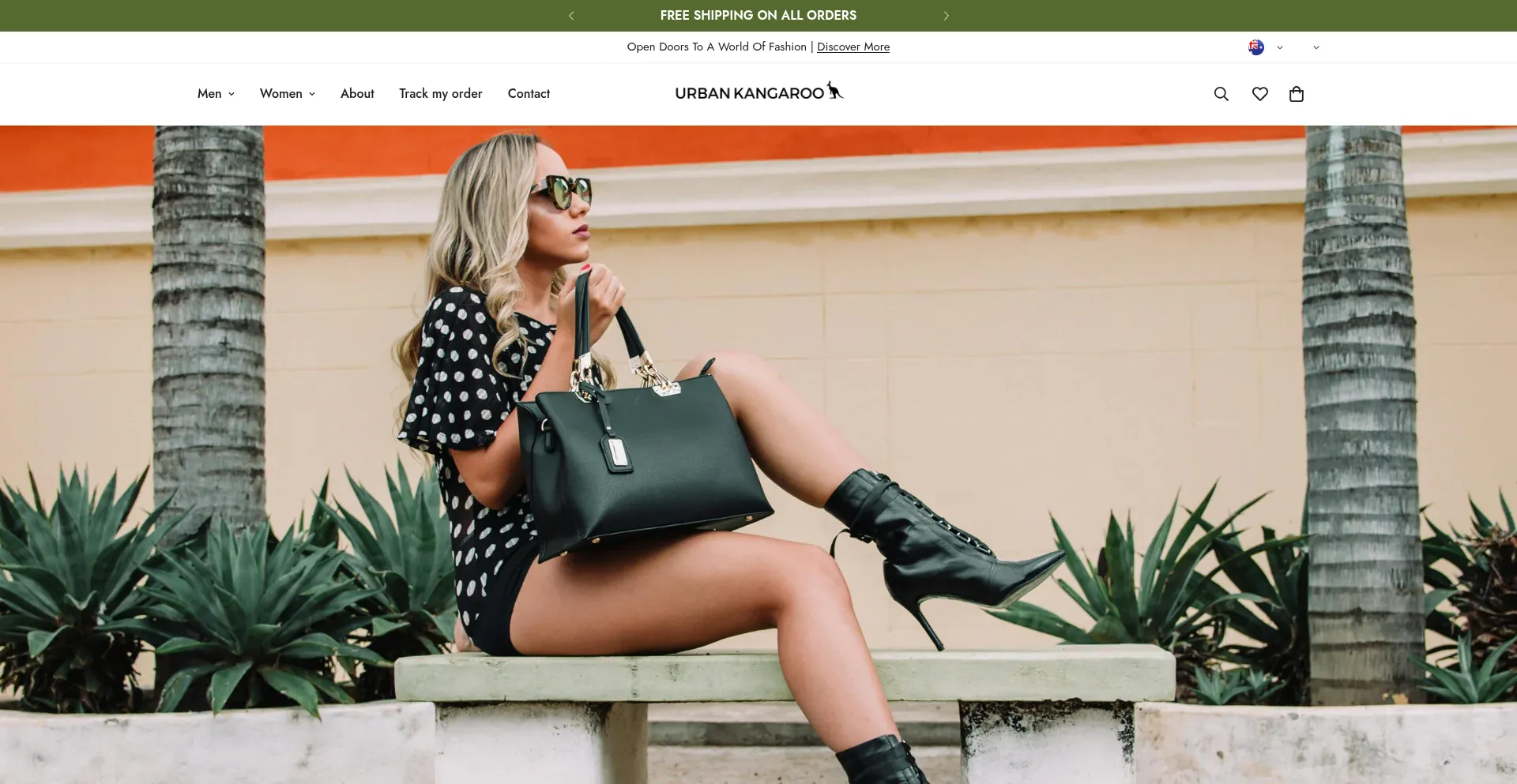 Website screenshot of Urban-kangaroo.com