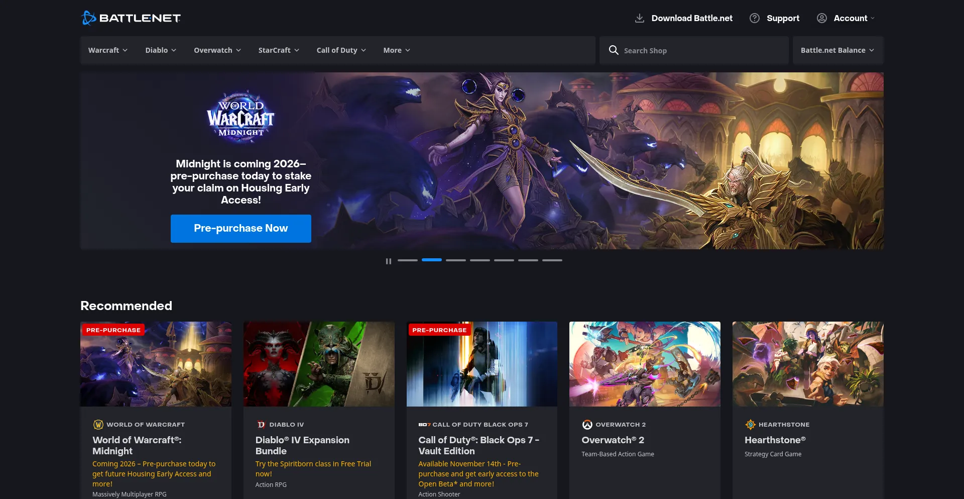 Us.battle.net Screenshot