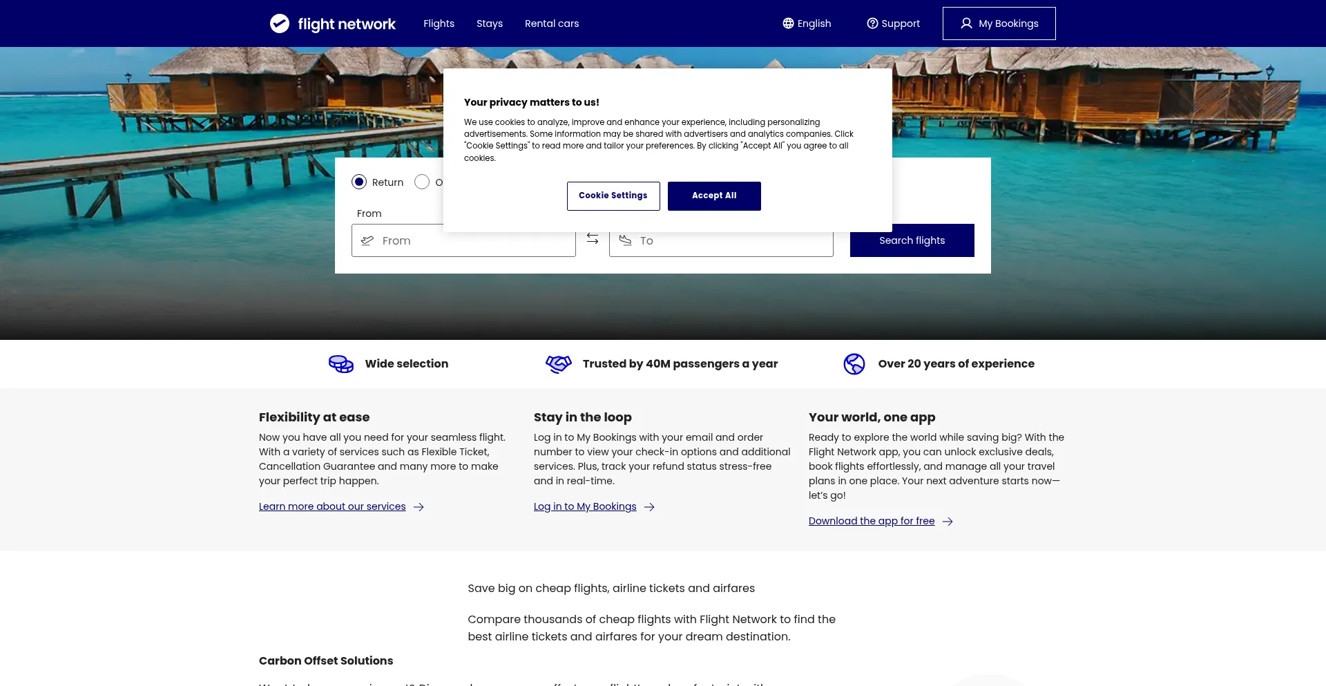 ¿És Seguro y Confiable Us-en.flightnetwork.com?