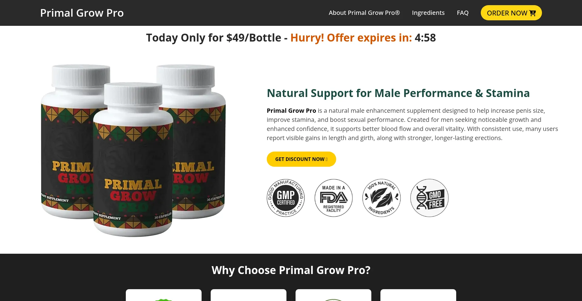 ¿És Seguro y Confiable Us-primalgrowpro.com?