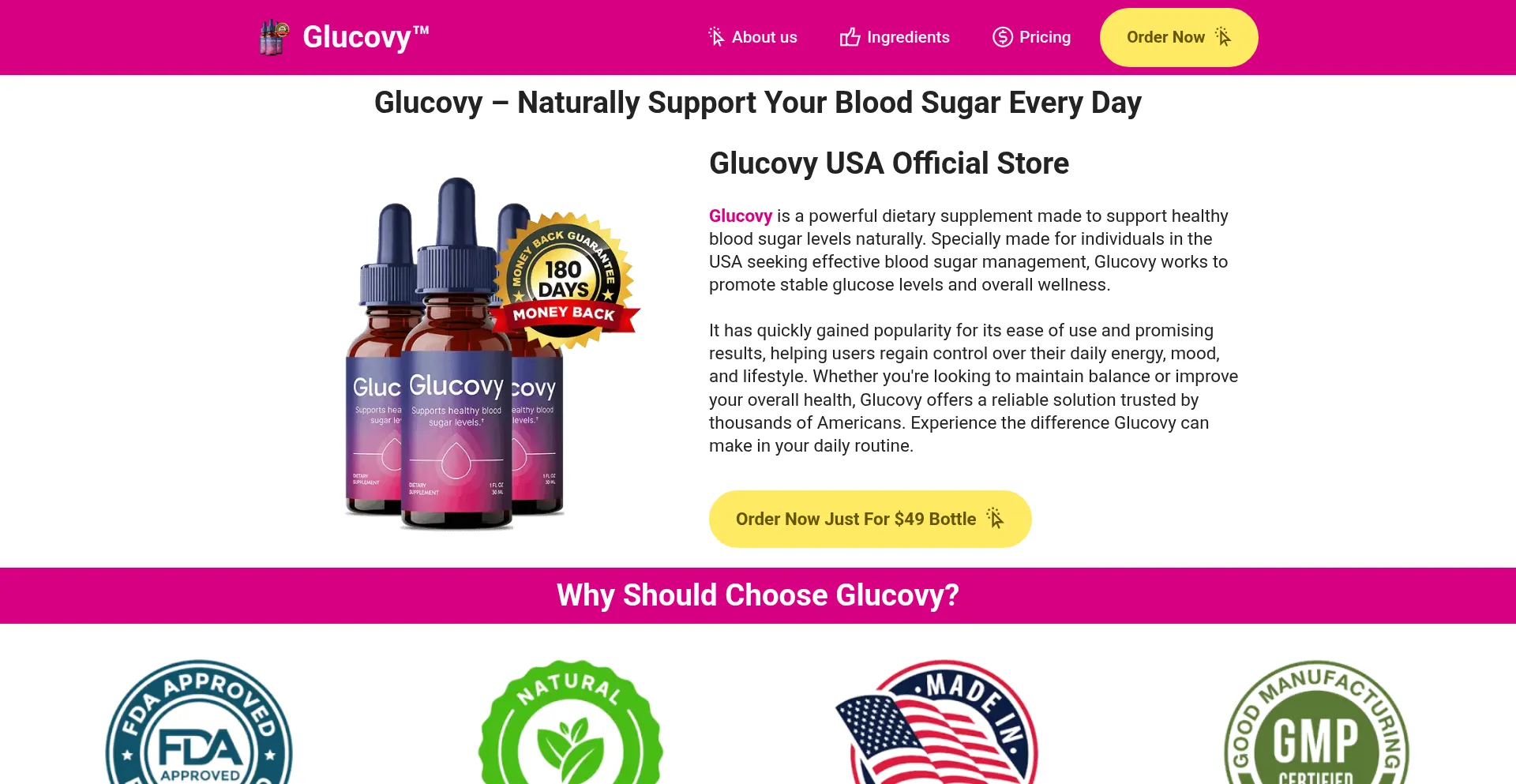 Website screenshot of Us-us--glucovy.com